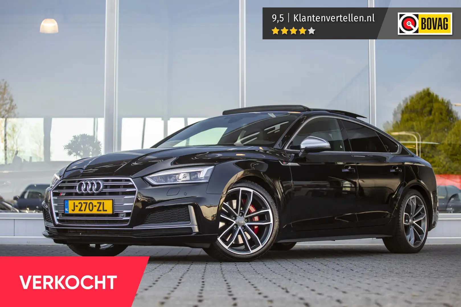 Audi A5 Sportback 3.0 TFSI S5 quattro | Pano | B&O | Camer Чорний - 1