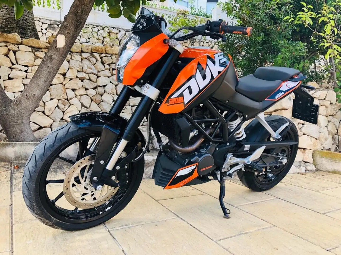 KTM 200 Duke Pomarańczowy - 2