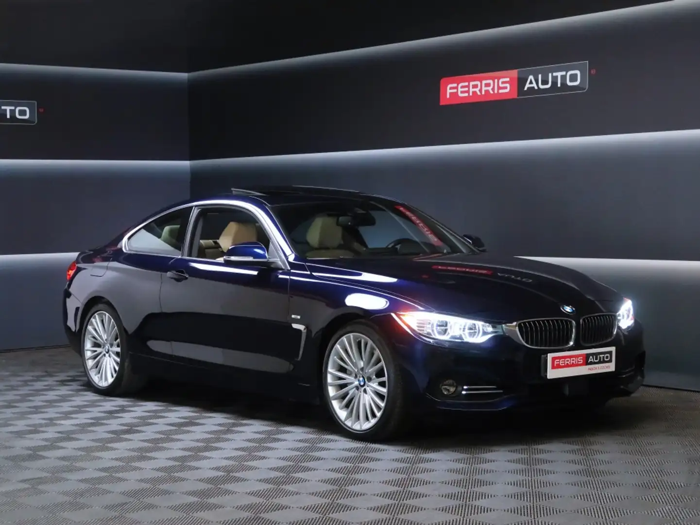 BMW 435 435i Coupé Luxury Bleu - 1