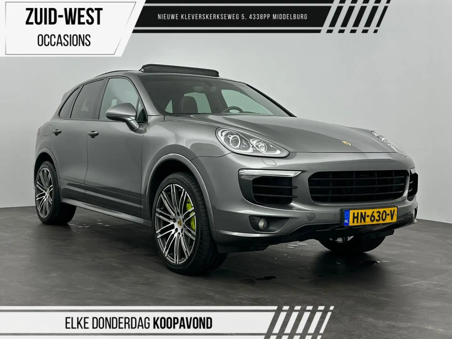 Porsche Cayenne 3.0 S E-Hybrid Panorama Bose Luchtvering Trekhaak Gris - 1