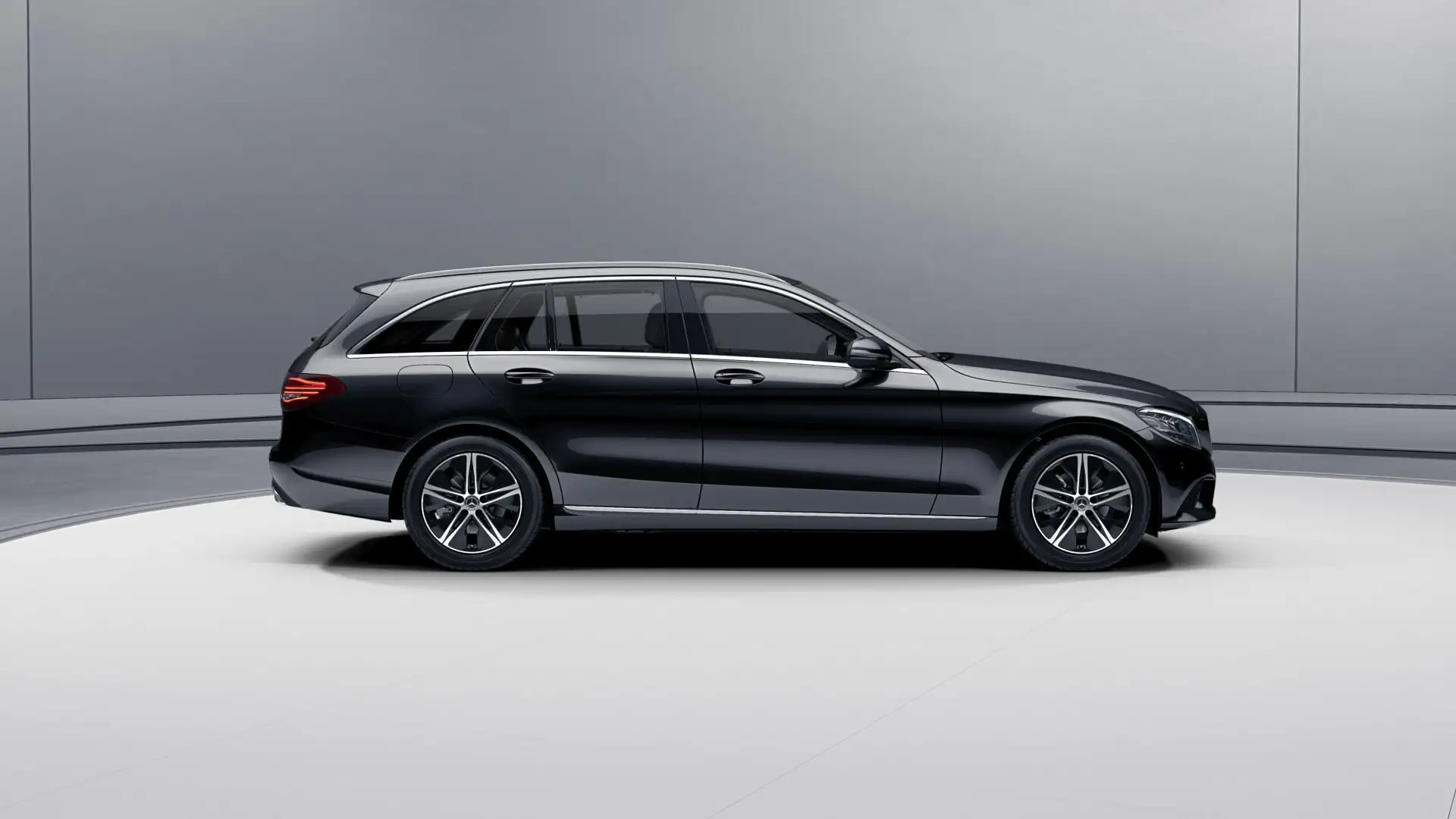 Mercedes-Benz C 180 T +AVANTGARDE+NAVI+LED+R-KAMERA+TOTWINKELA Schwarz - 2