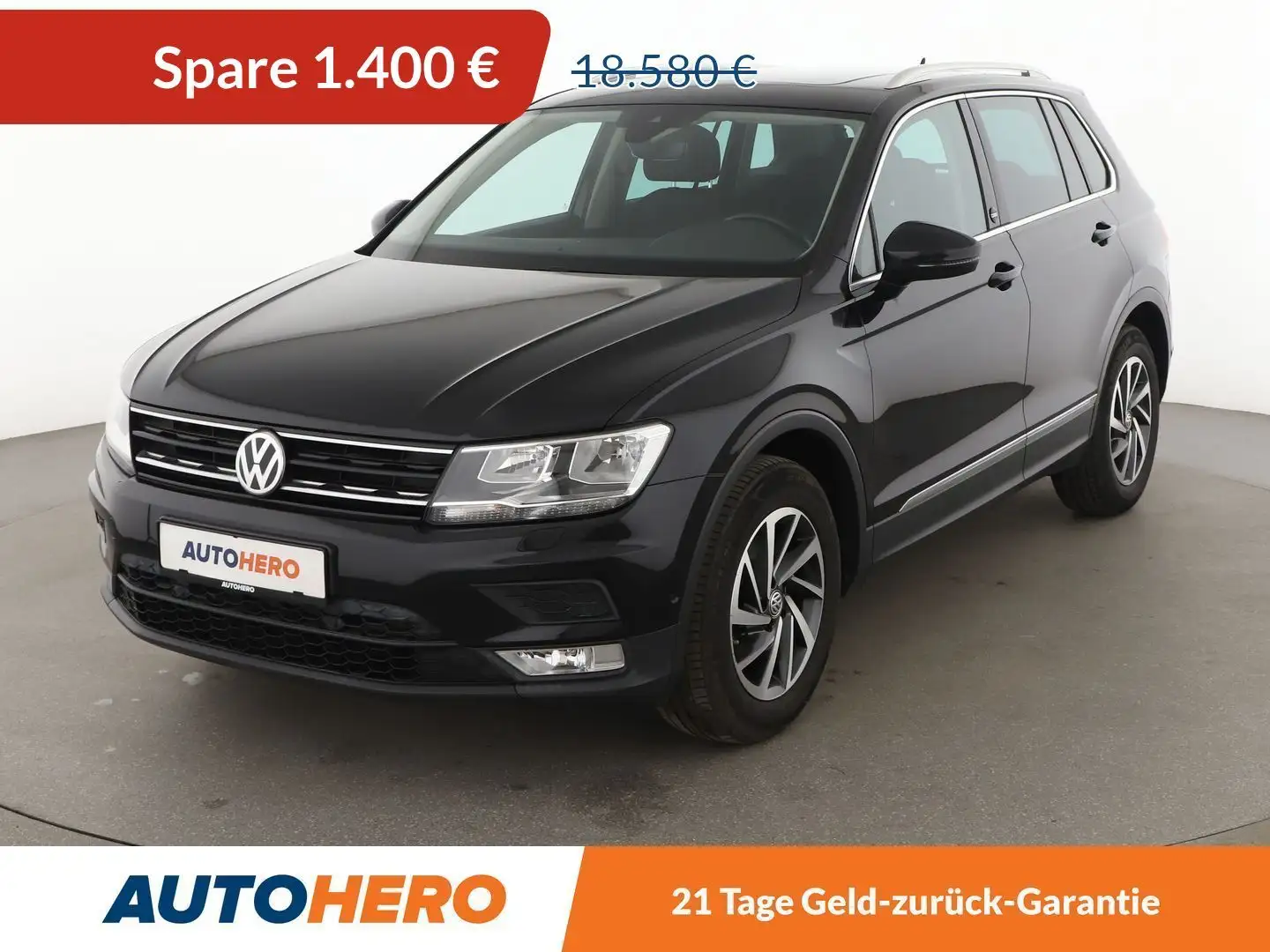 Volkswagen Tiguan 1.4 TSI Sound BM*NAVI*ACC*PLA*CAM*PDC*AHK* Schwarz - 1