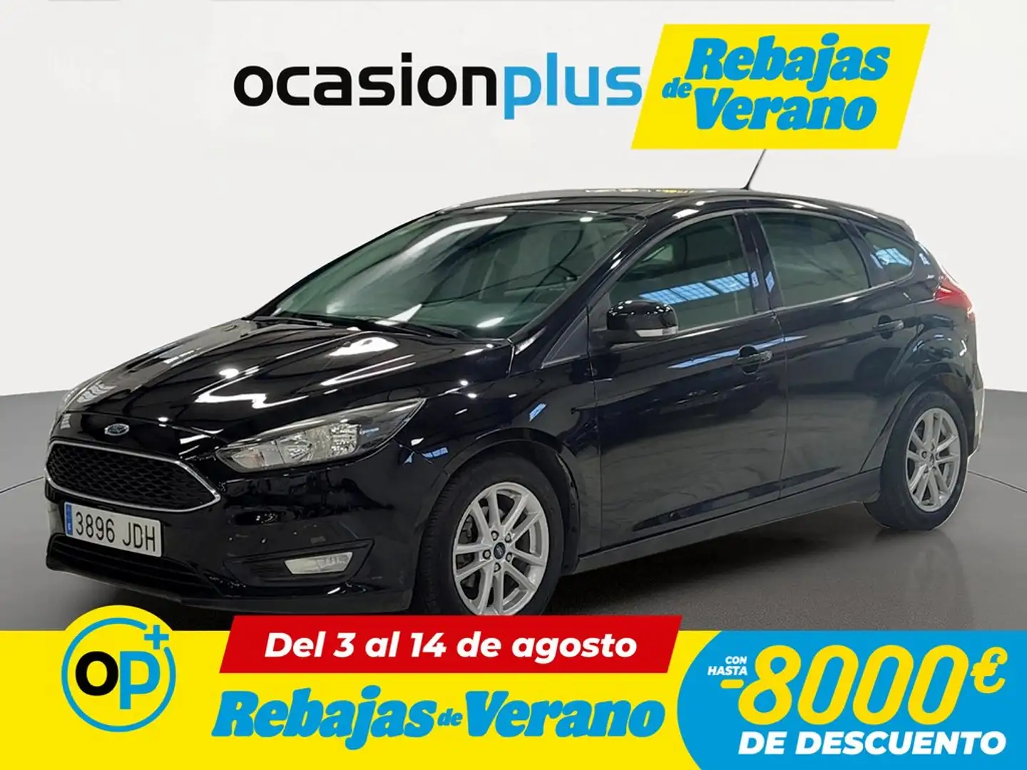 Ford Focus 1.6TDCi Trend+ 115 Negro - 1
