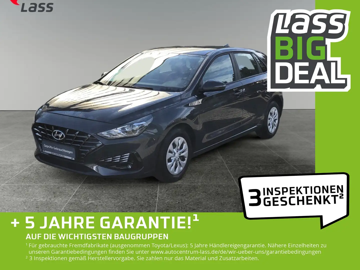Hyundai i30 1.0 T-GDI 100 Modern +Allwetter+Apple/Android Grijs - 1