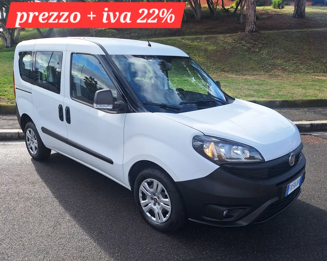 Fiat Doblo Doblo 1.3 mjt 95cv N1 AUTOCARRO 5 POSTI Weiß - 1