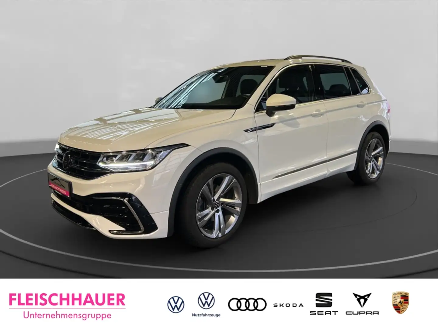 Volkswagen Tiguan R-Line 2.0 DSG+KAMERA+LED+KLIMAAUT+ACC Weiß - 1