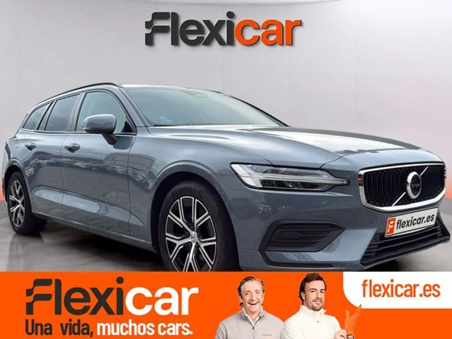 Volvo V60 2.0 B4 (D) Essential Auto Gris - 1