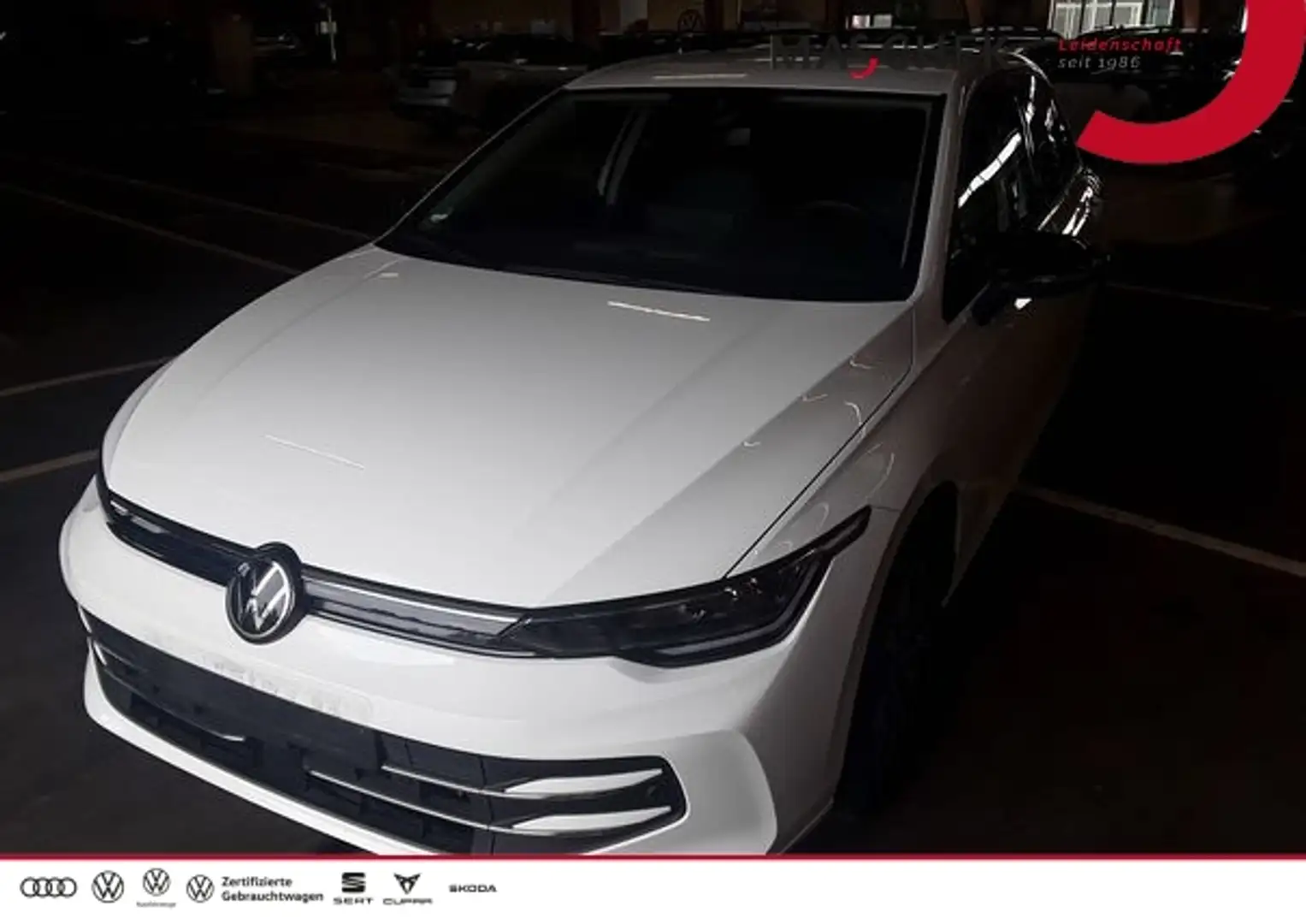 Volkswagen Golf Goal 1.5 TSI Anschlussg AHK ACC Sitzh. AHK ACC AUT Weiß - 1