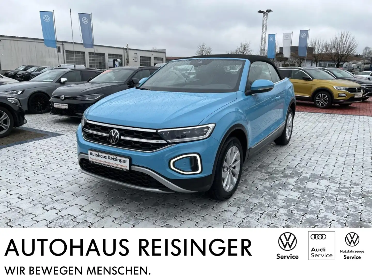 Volkswagen T-Roc Cabriolet 1.5 TSI Style DSG (LEDPlus,APP,NAVI,Ligh Blau - 1