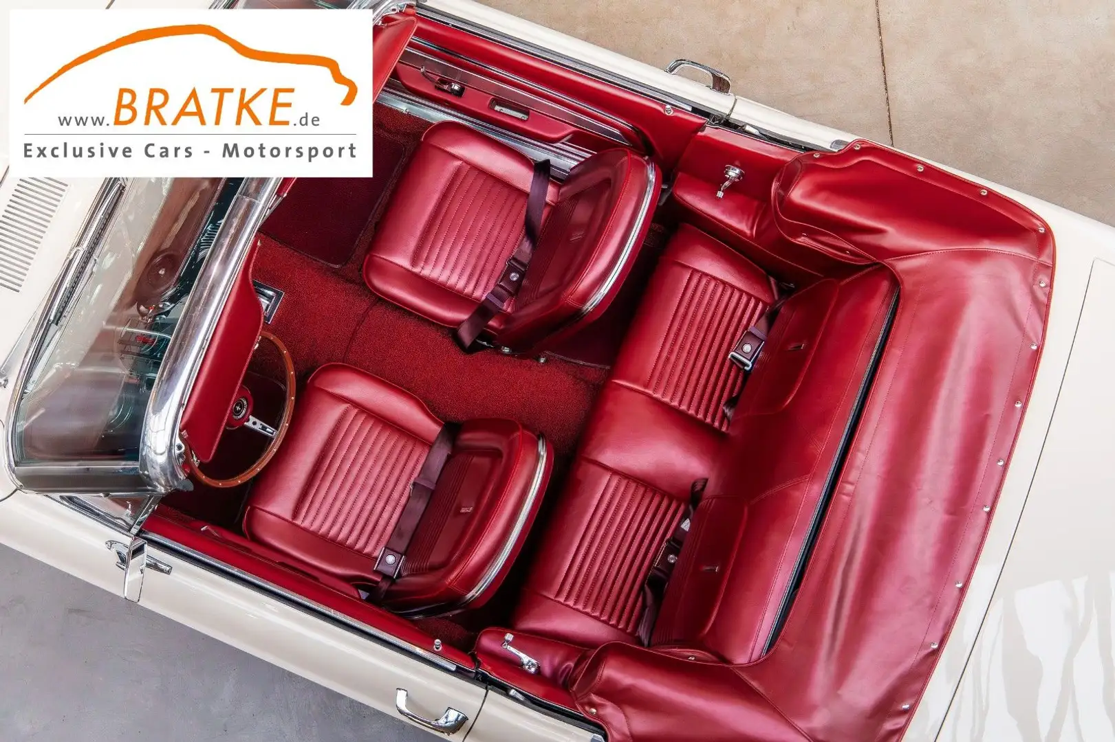 Ford Mustang Convertible V8 Automatik deutsche Restaurierung Weiß - 2