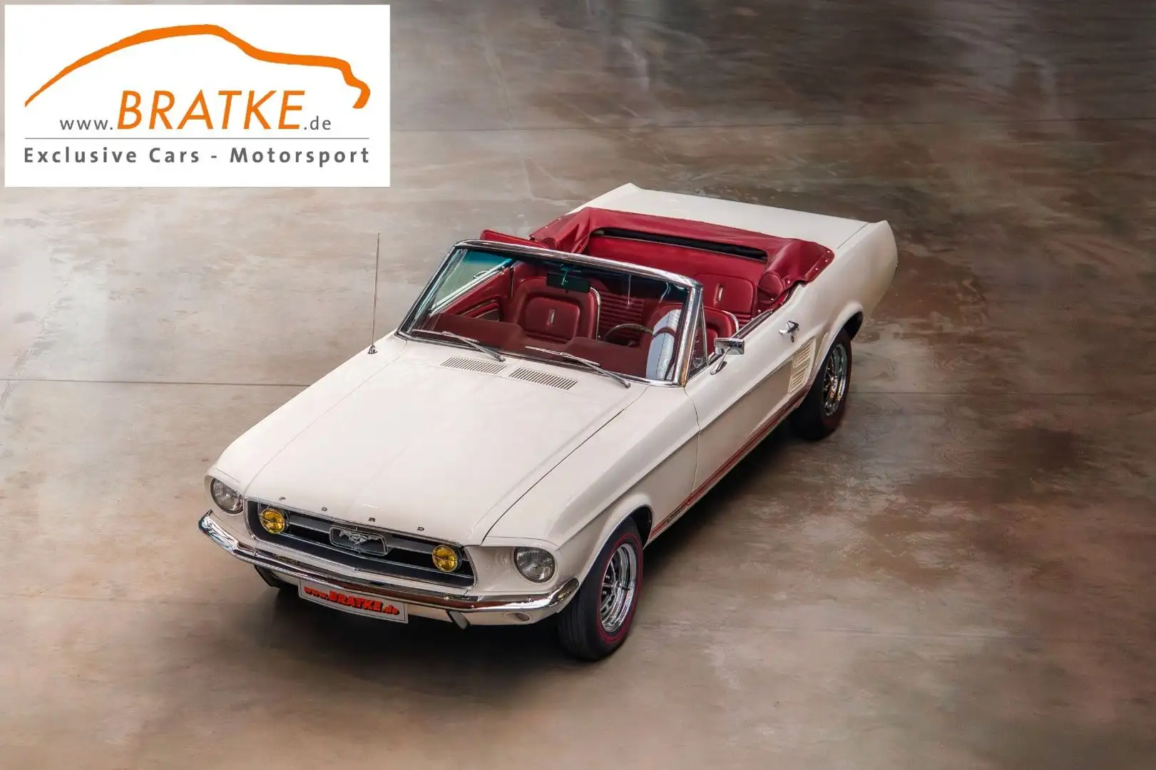 Ford Mustang Convertible V8 Automatik deutsche Restaurierung Weiß - 1