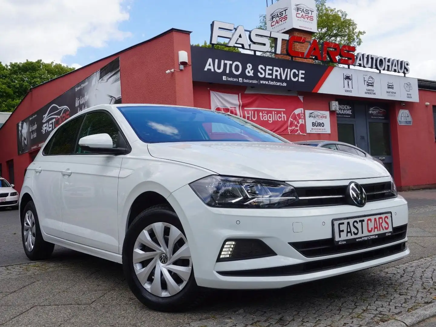Volkswagen Polo VI Comfortline DSG Klima Tempomat PDC TOP! Wit - 1