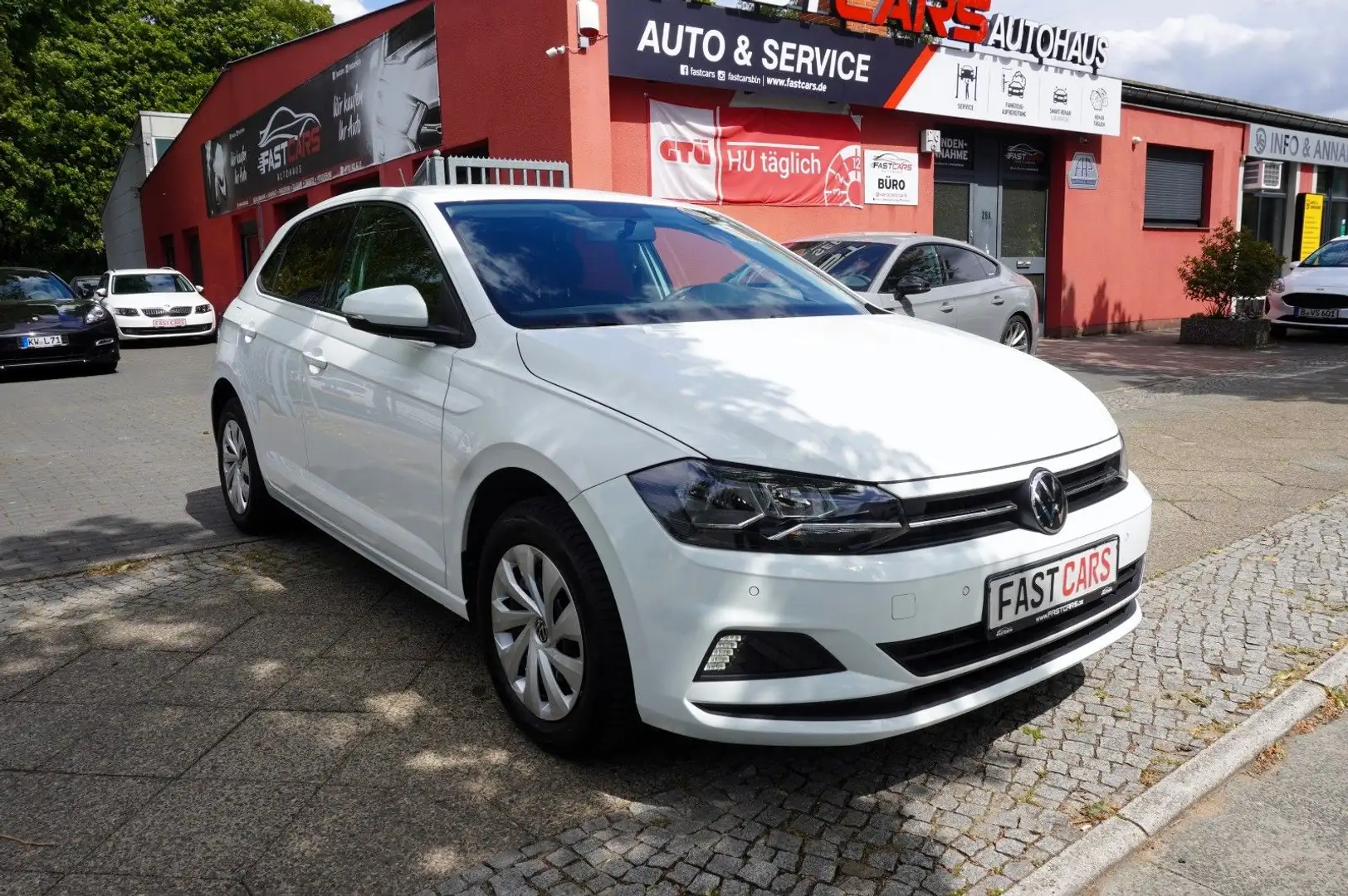 Volkswagen Polo VI Comfortline DSG Klima Tempomat PDC TOP! Wit - 2