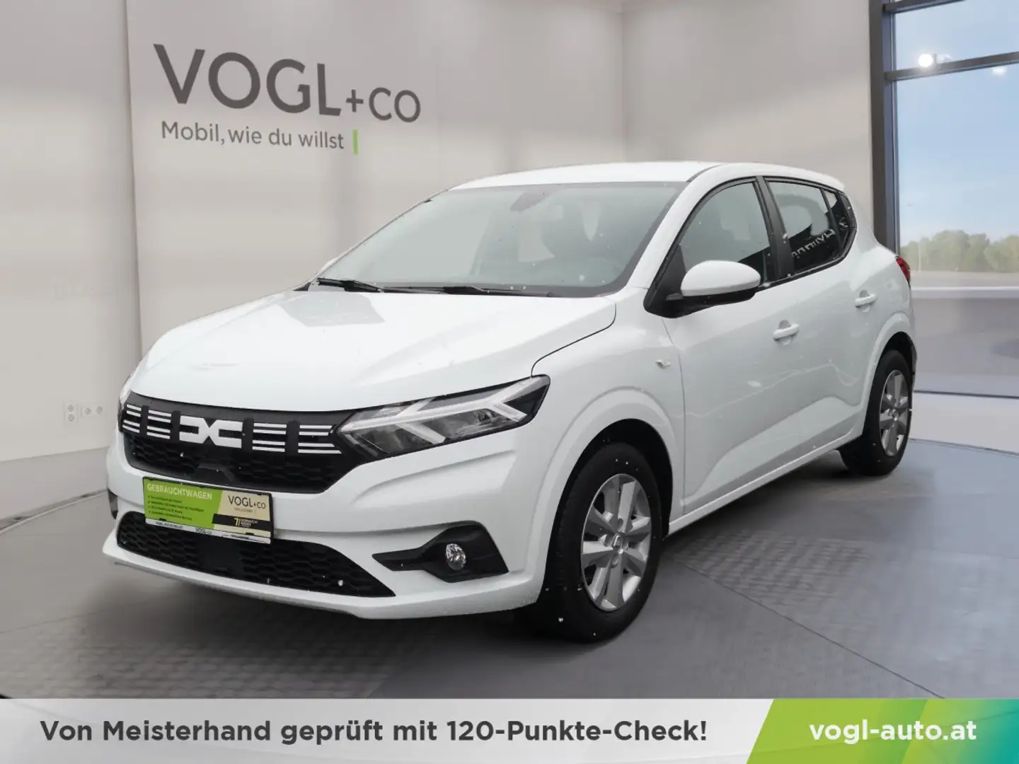 Dacia Sandero Expression SCe 65PS Blanc - 1