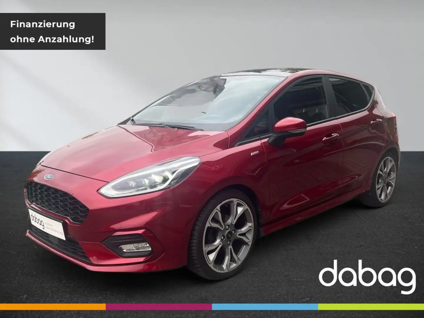 Ford Fiesta 1.0 EcoBoost S&S ST-LINE Rot - 1