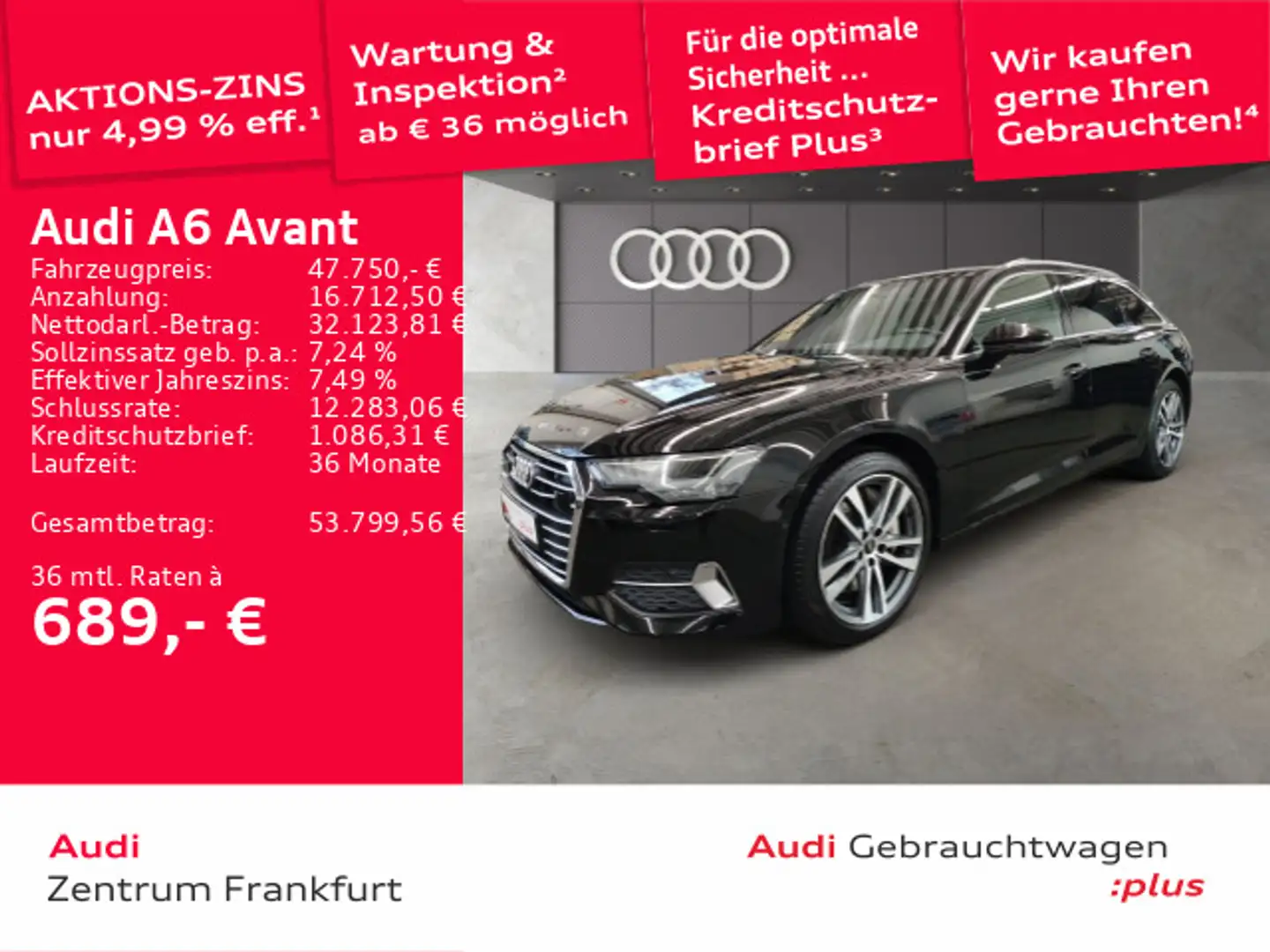 Audi A6 55 TFSI quattro S tronic sport LED ACC Schwarz - 1
