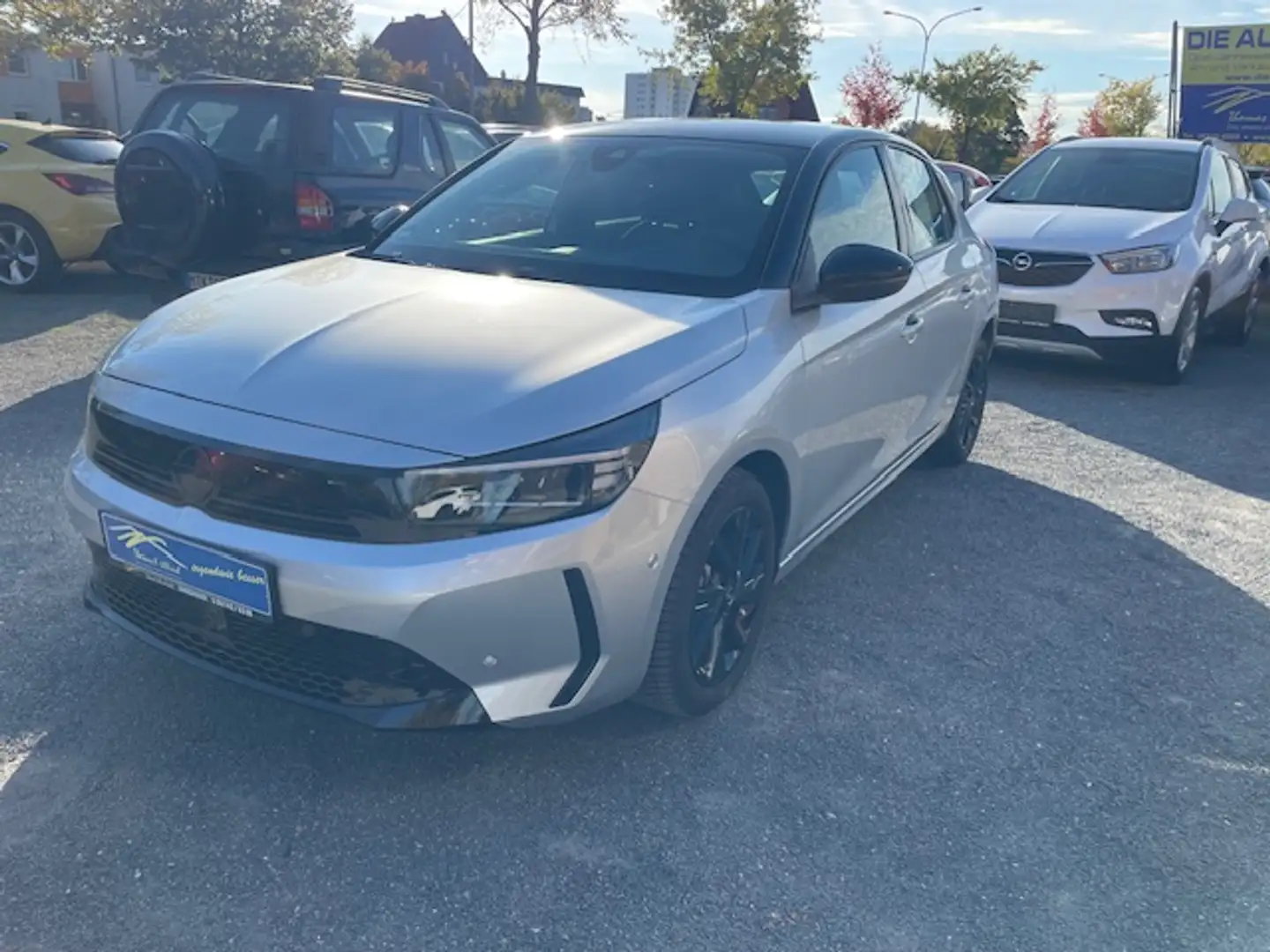 Opel Corsa F 1.2 Turbo GS // Vollled, RFK, PDC v+h, Klimaanla Silber - 1