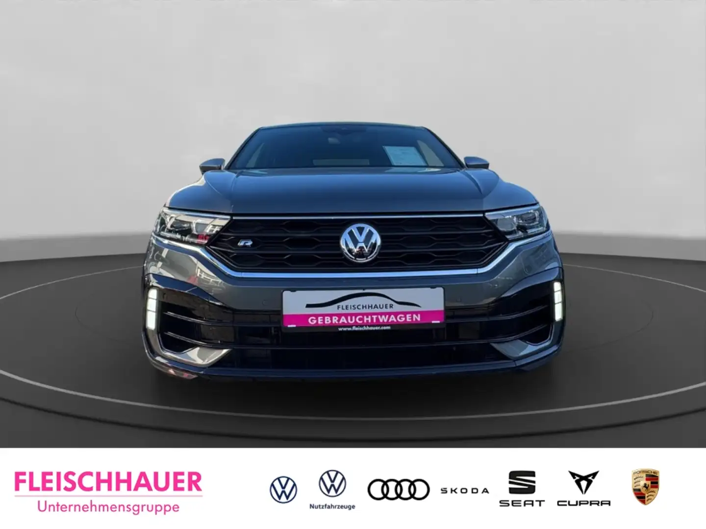 Volkswagen T-Roc R 4Motion 2.0 TSI LED+ACC+LEDER+NAVI+DC+RFK+CARPLA Grau - 2