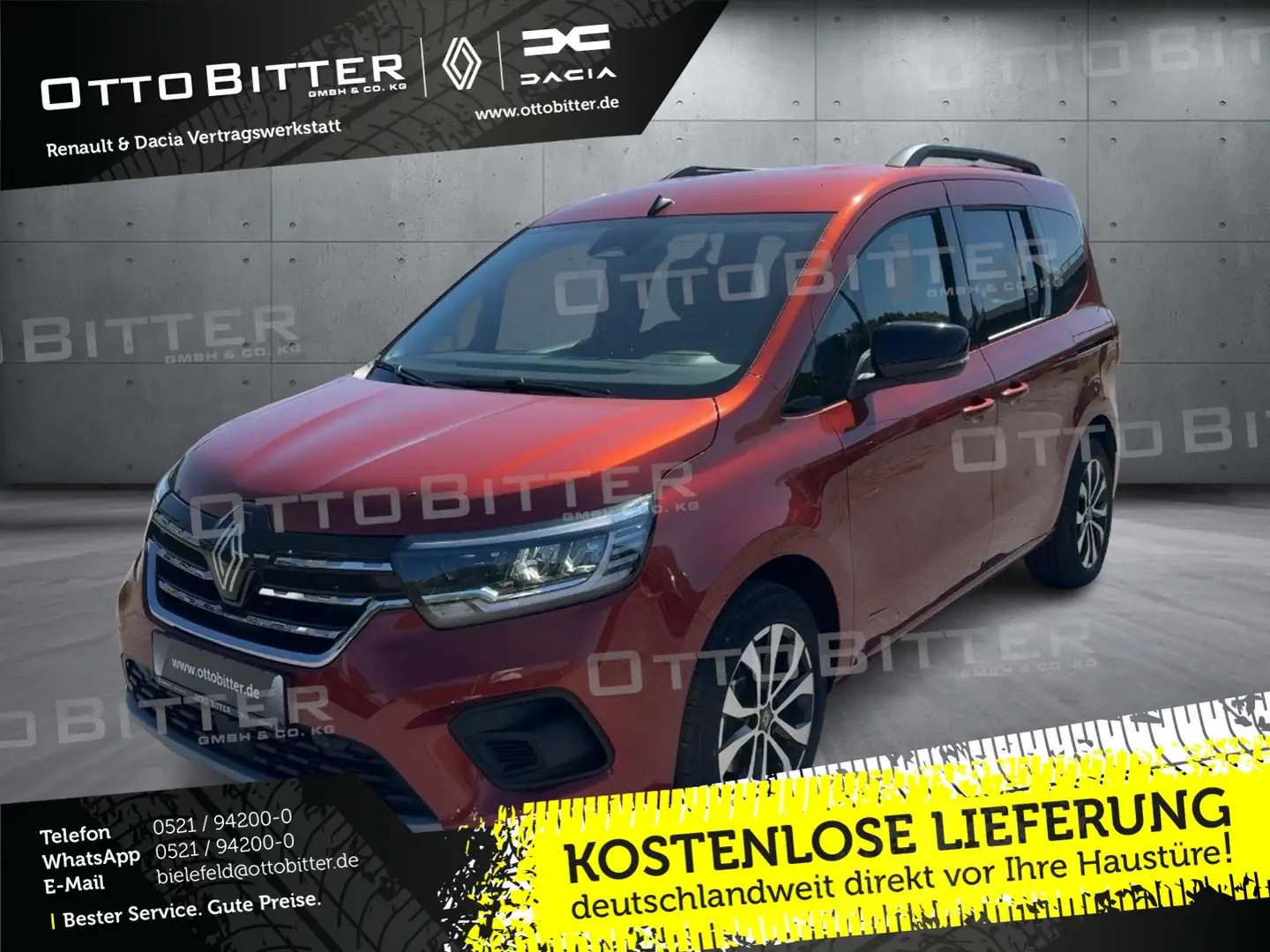 Renault Kangoo Techno TCe130 EDC SITZH/ALU/ALU/EASY-LINK Braun - 1