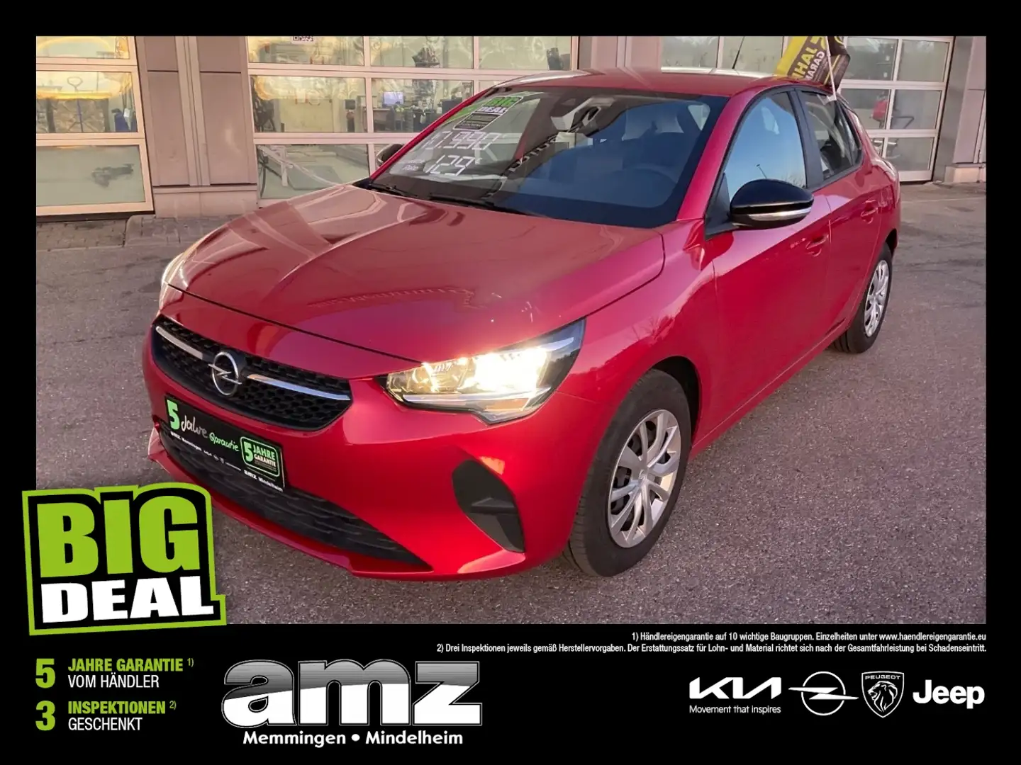 Opel Corsa F 1.2 Edition Klima*Bluetooth*Tempomat Roşu - 1