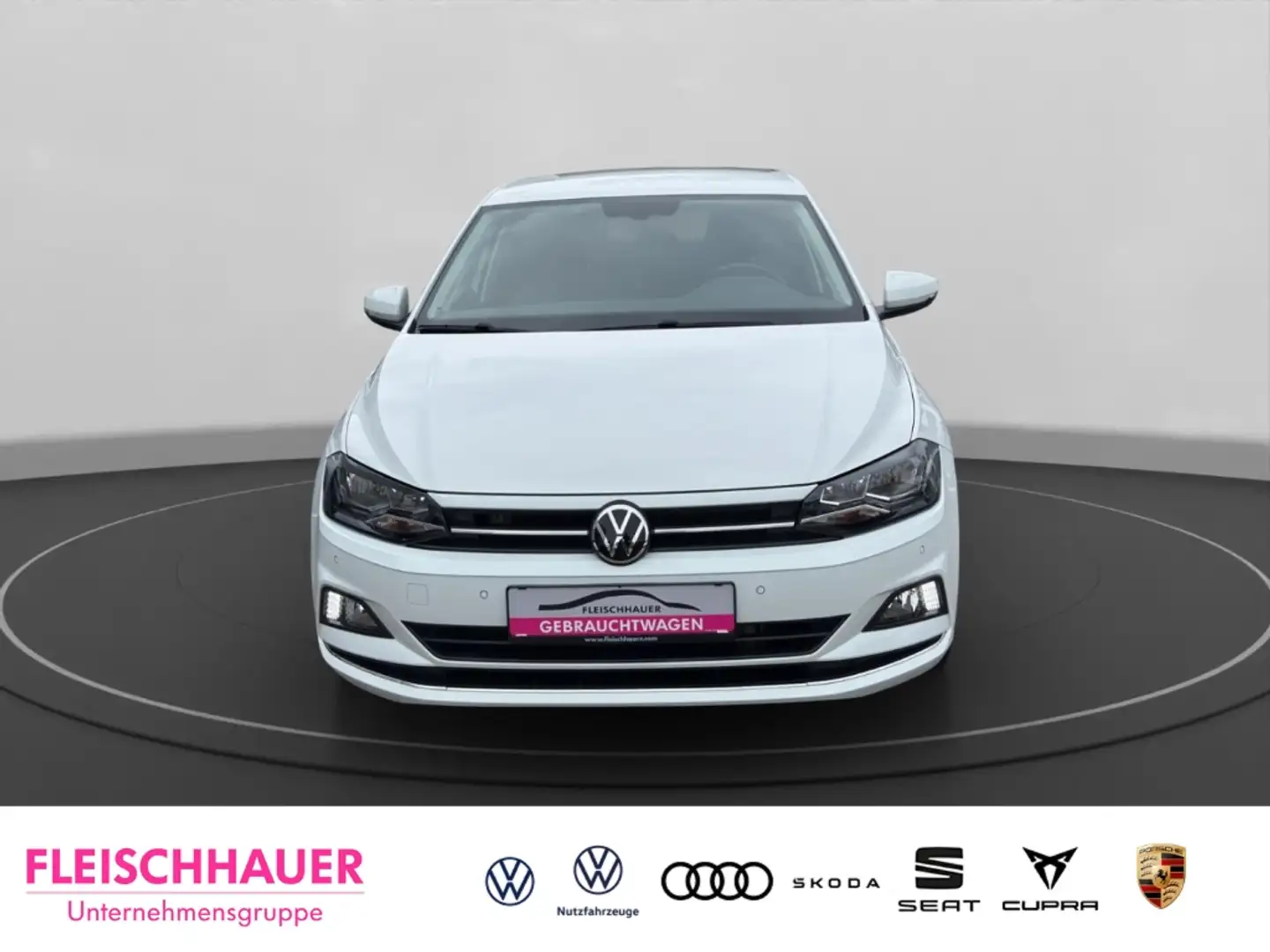 Volkswagen Polo VI Highline 1.0 TSI RK+Navi+PDC-Plus+LM17+SportPak Weiß - 2