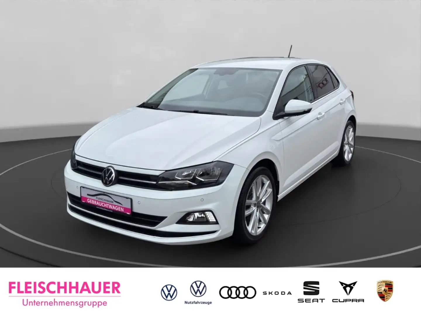 Volkswagen Polo VI Highline 1.0 TSI RK+Navi+PDC-Plus+LM17+SportPak Weiß - 1
