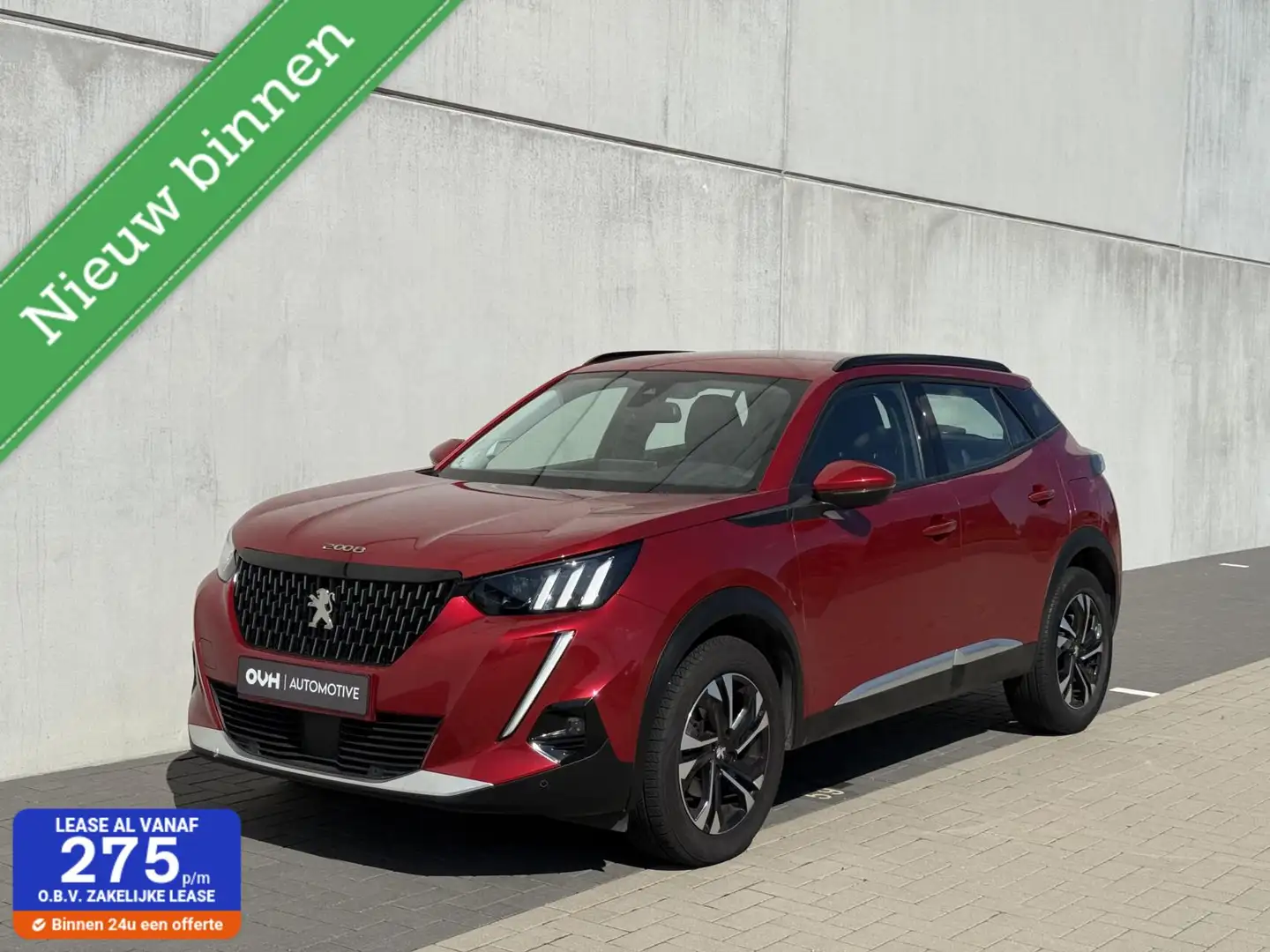 Peugeot 2008 1.2 Allure - LED - virtual - cam - nieuw distri Rouge - 1