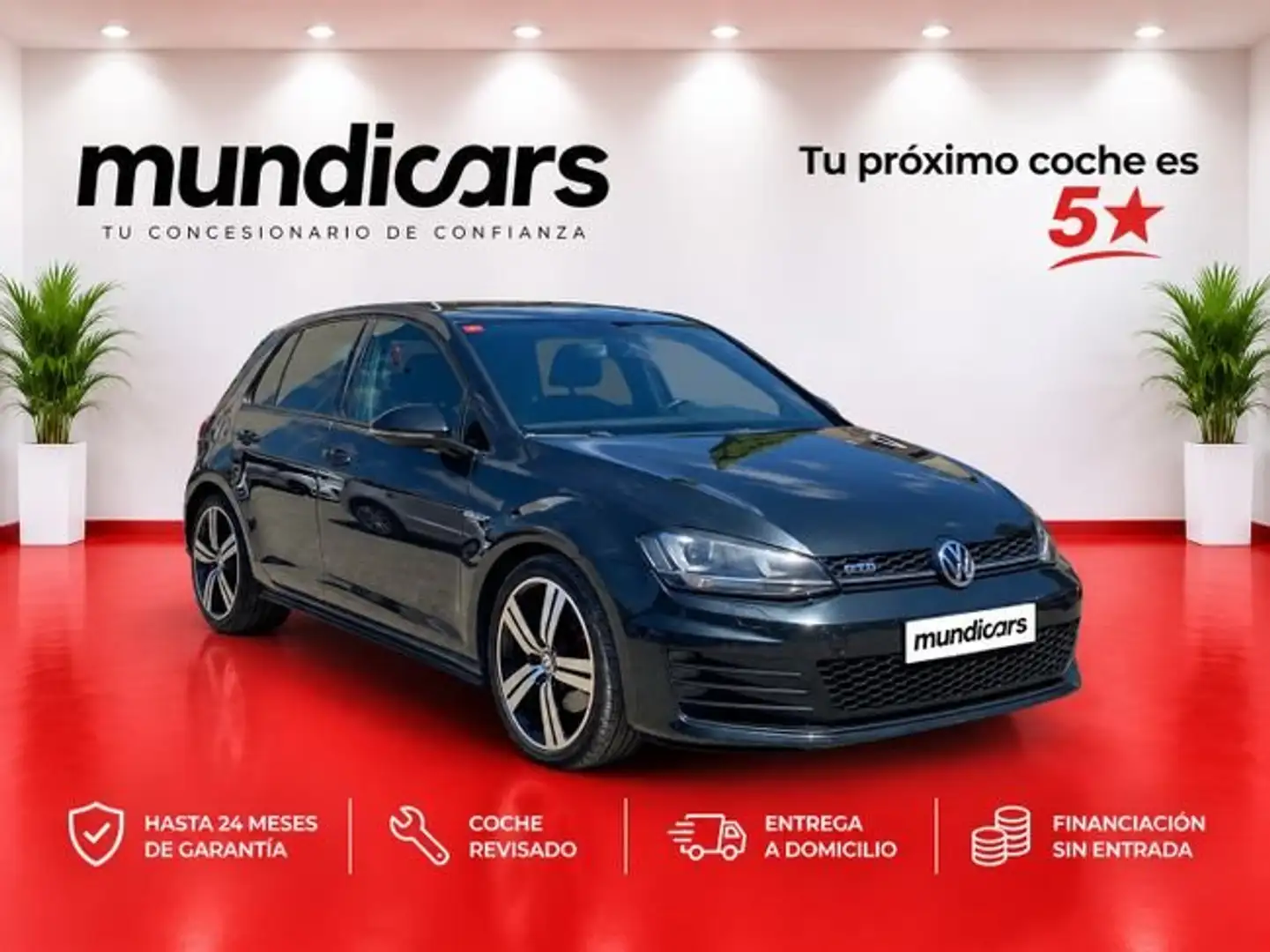Volkswagen Golf GTD 2.0 TDI 184CV DSG BMT Gris - 1