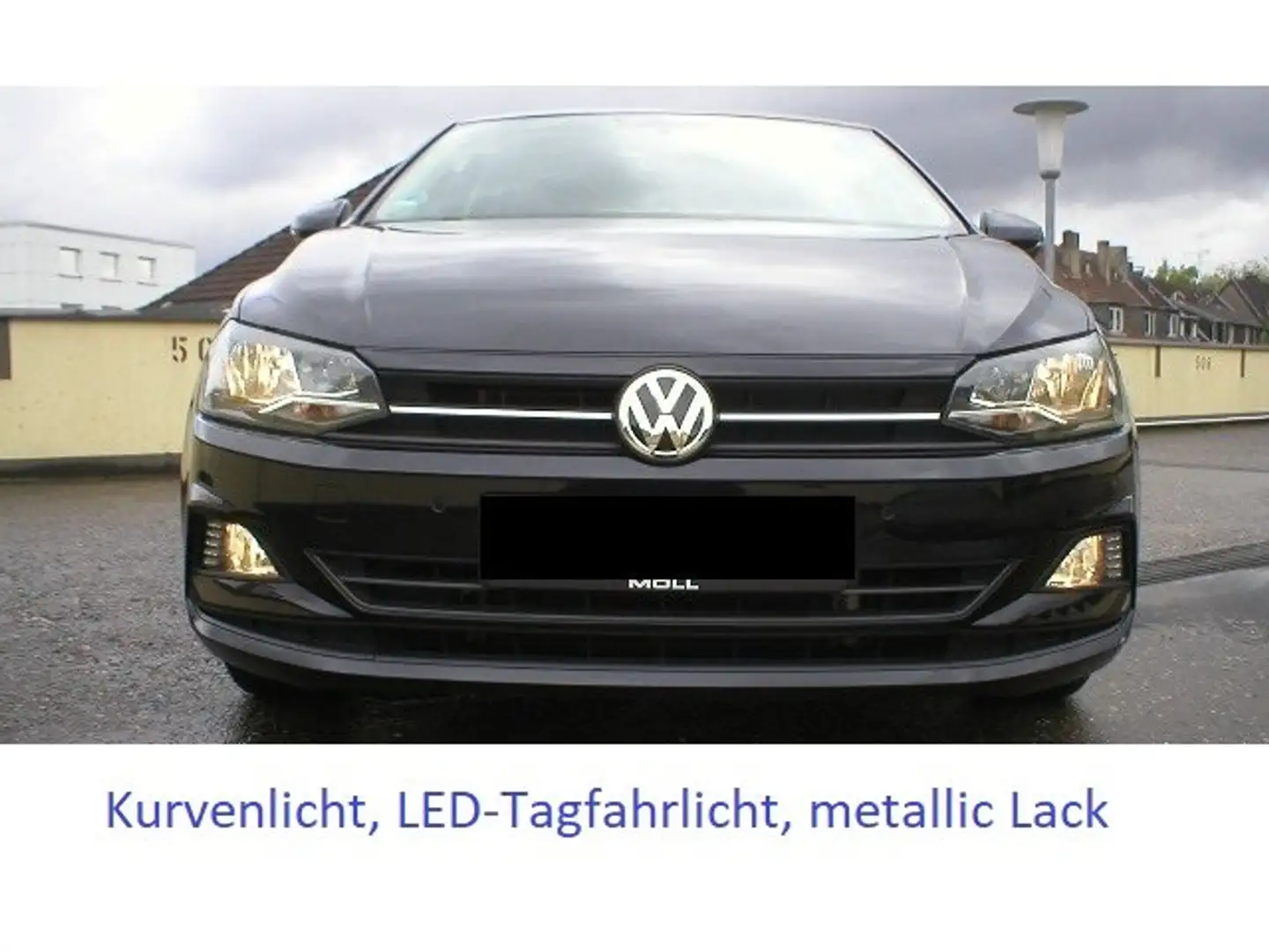 Volkswagen Polo Automatik/Klima/Allwetterr./SHZ/Alu/Einparkh./TOP! Schwarz - 2