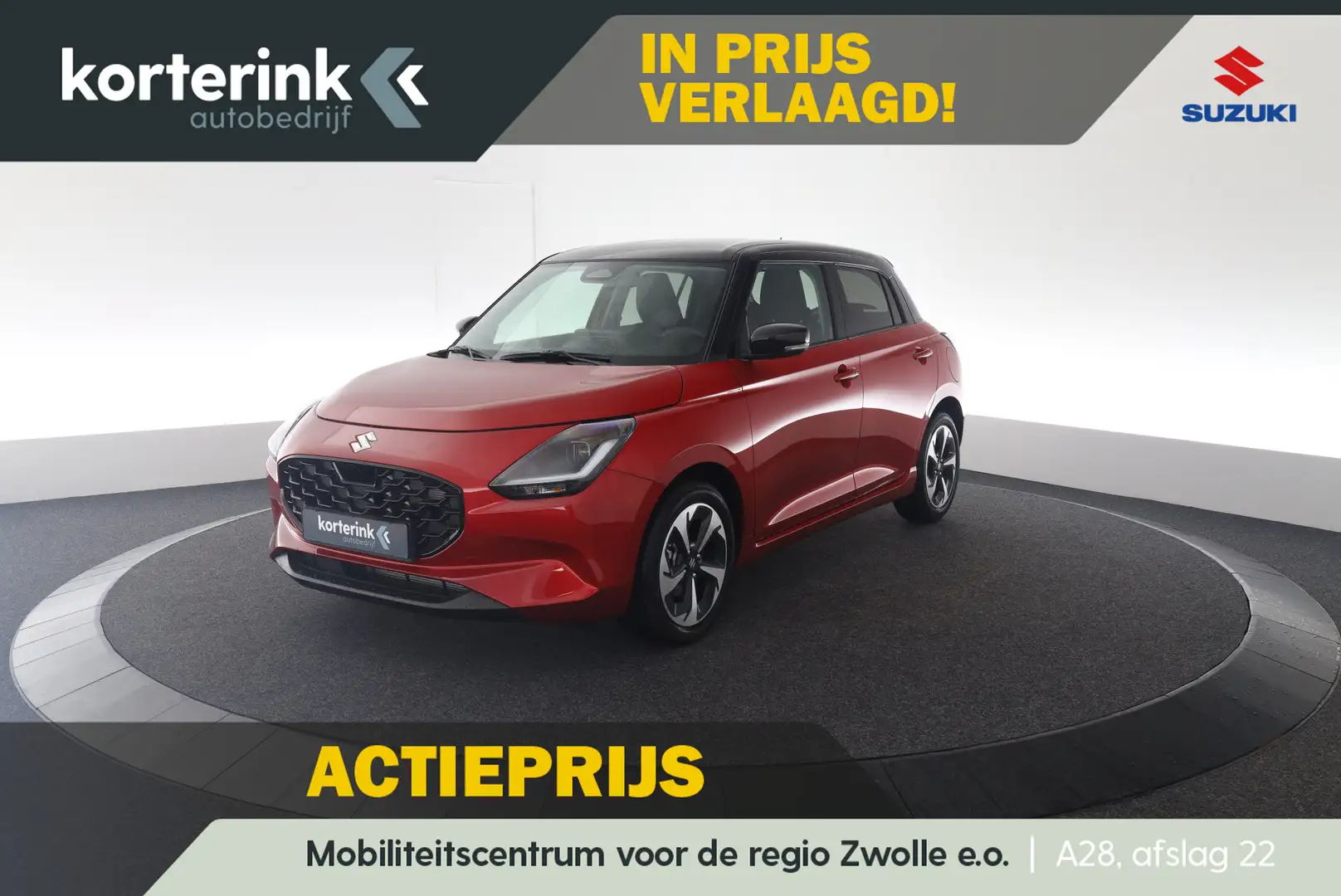 Suzuki Swift 1.2 Style Smart Hybrid | € 2.300,- korting Rood - 1