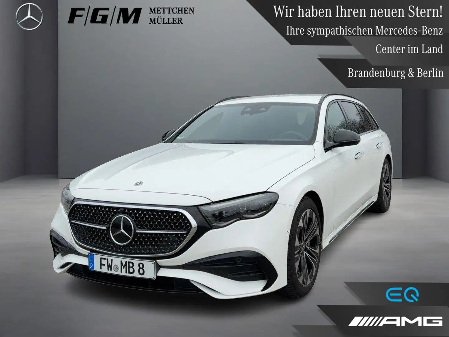 Mercedes-Benz E 220 d 4M T AMG-Line Advanced Plus Burm|KeyGo Blanc - 1