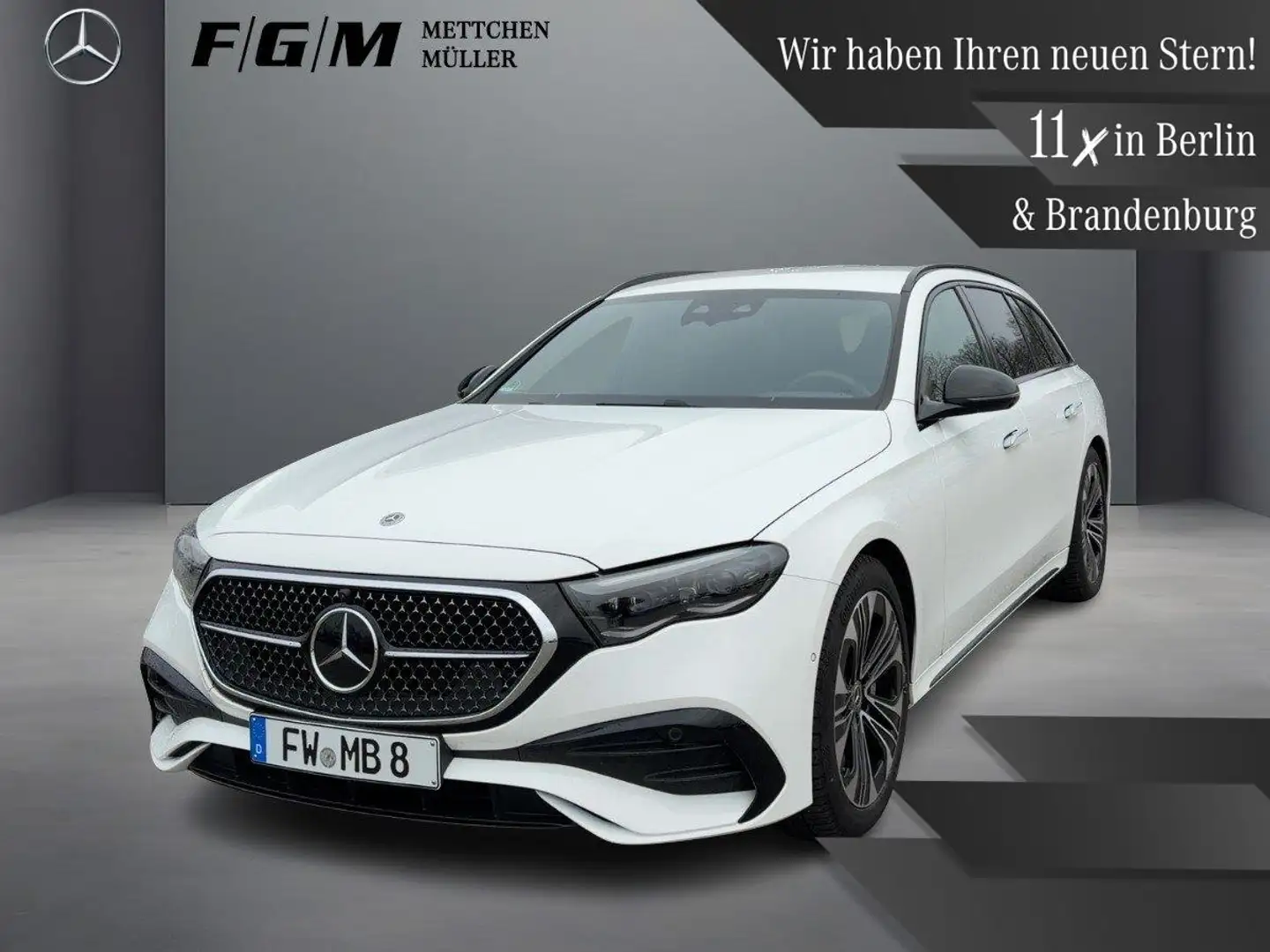 Mercedes-Benz E 220 d 4M T AMG-Line Advanced Plus Burm|KeyGo Weiß - 1