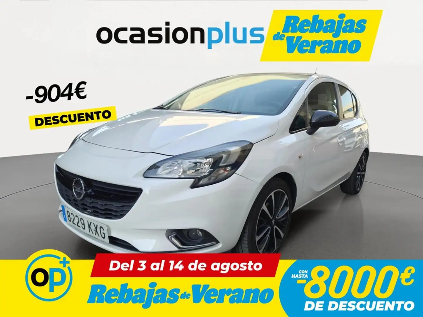 Opel Corsa 1.4 GLP Design Line 90 Blanco - 1