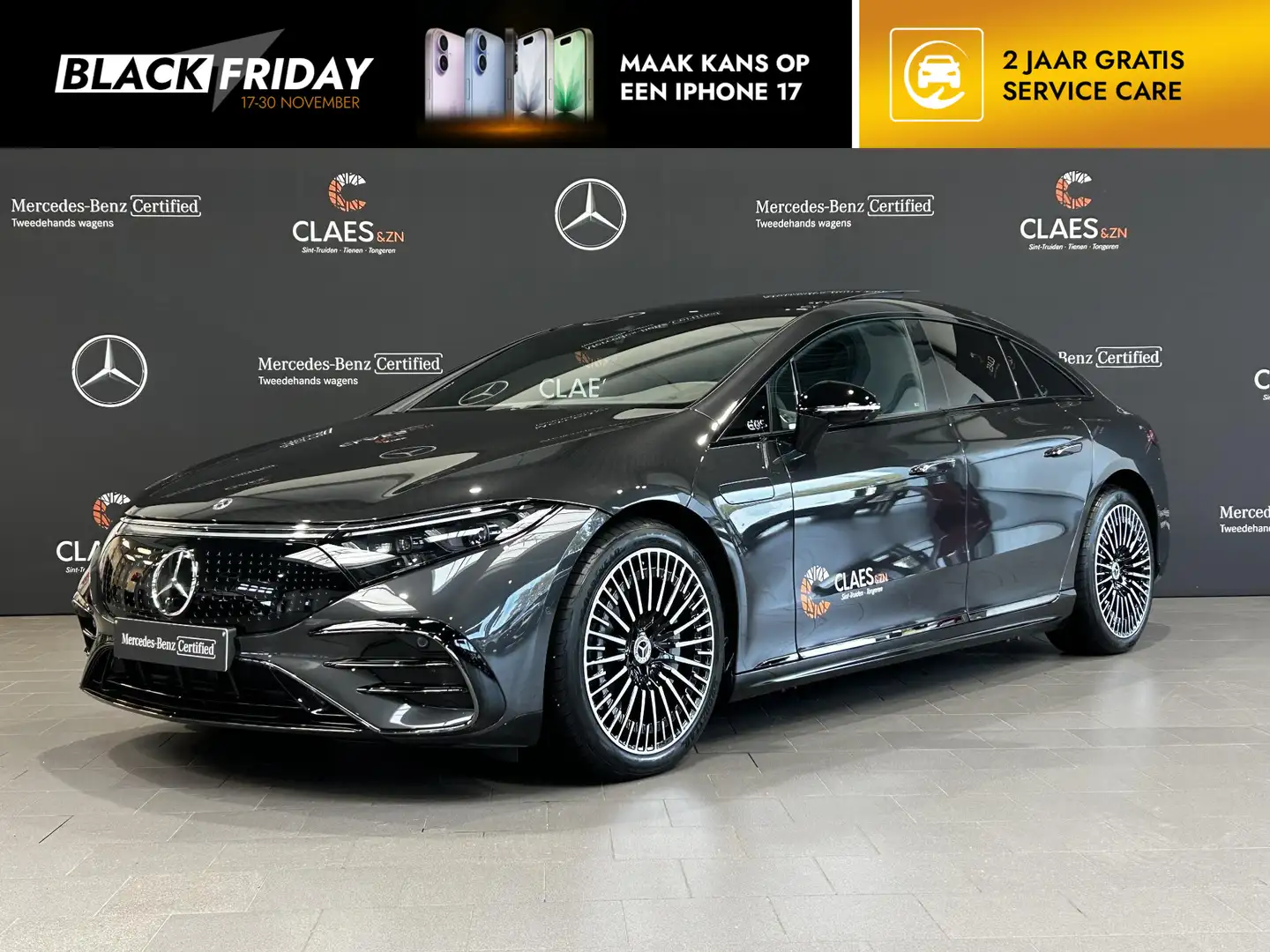 Mercedes-Benz EQS 450+ AMG Line + 2x Onderhoud ServiceCare Gris - 1