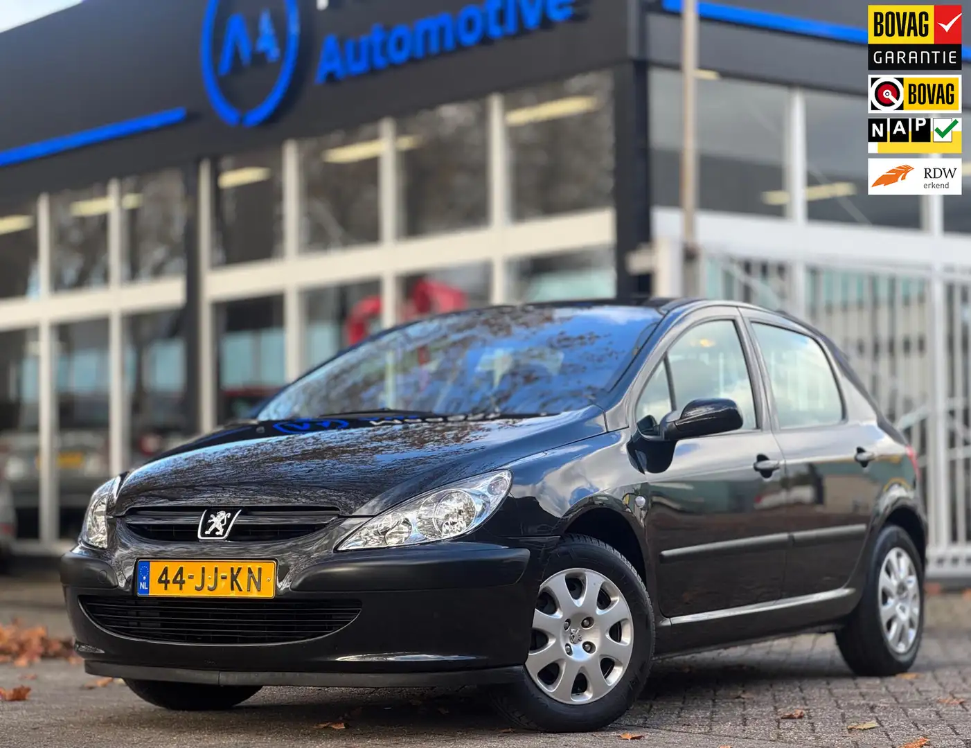 Peugeot 307 1.6 Automaat 1e eigenaar 75.000 NAP APK Topstaat Noir - 1