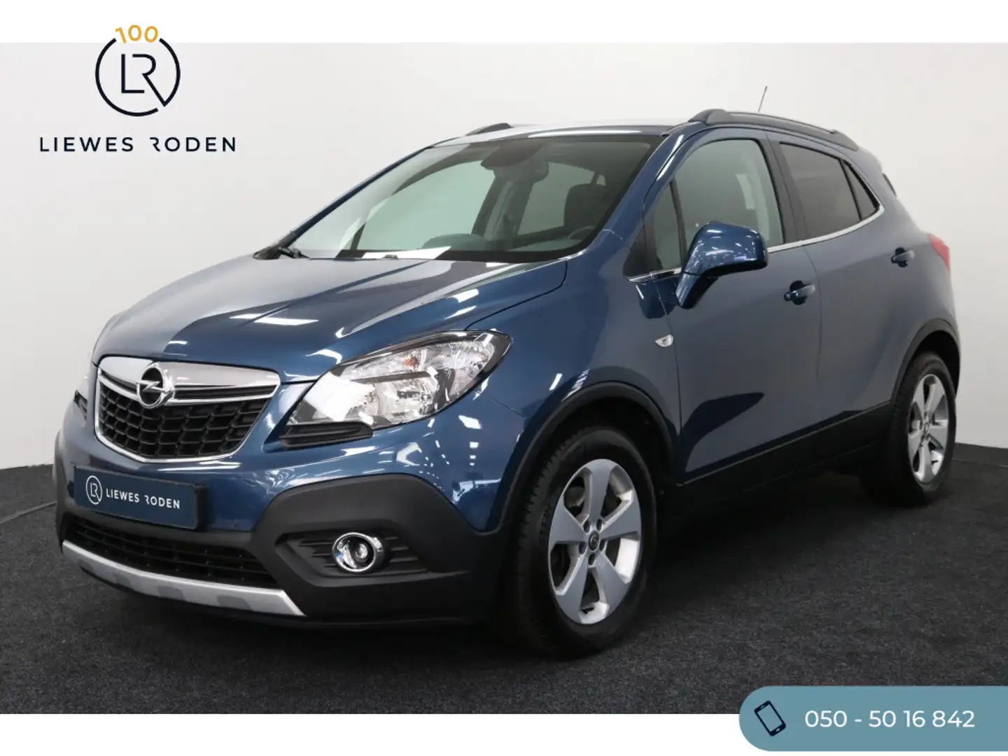 Opel Mokka 1.4 Turbo Cosmo (+ Trekhaak) Bleu - 1