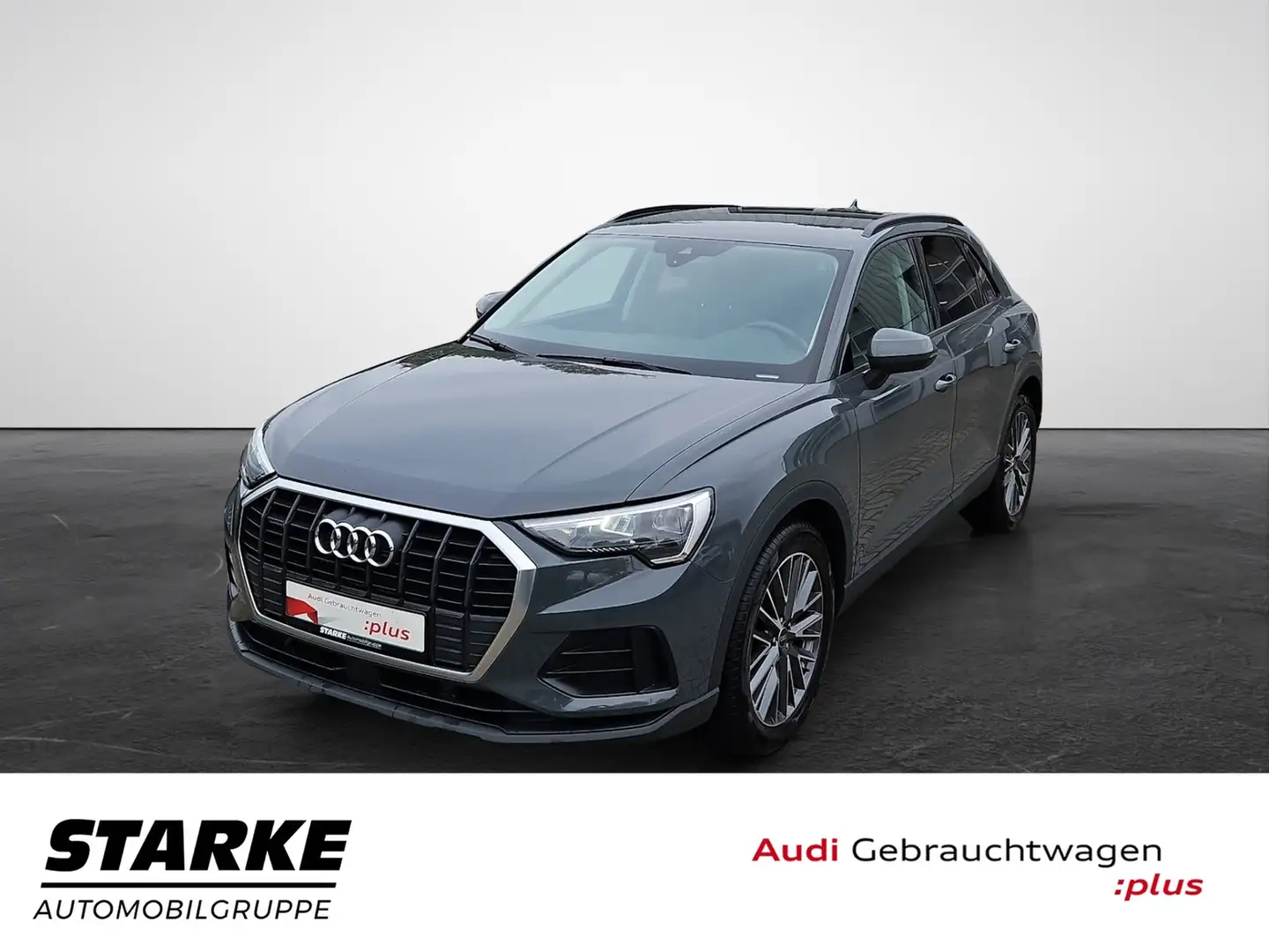 Audi Q3 35 TDI S tronic quattro ASI AHK 19-Zoll SHZ Din... Gris - 2