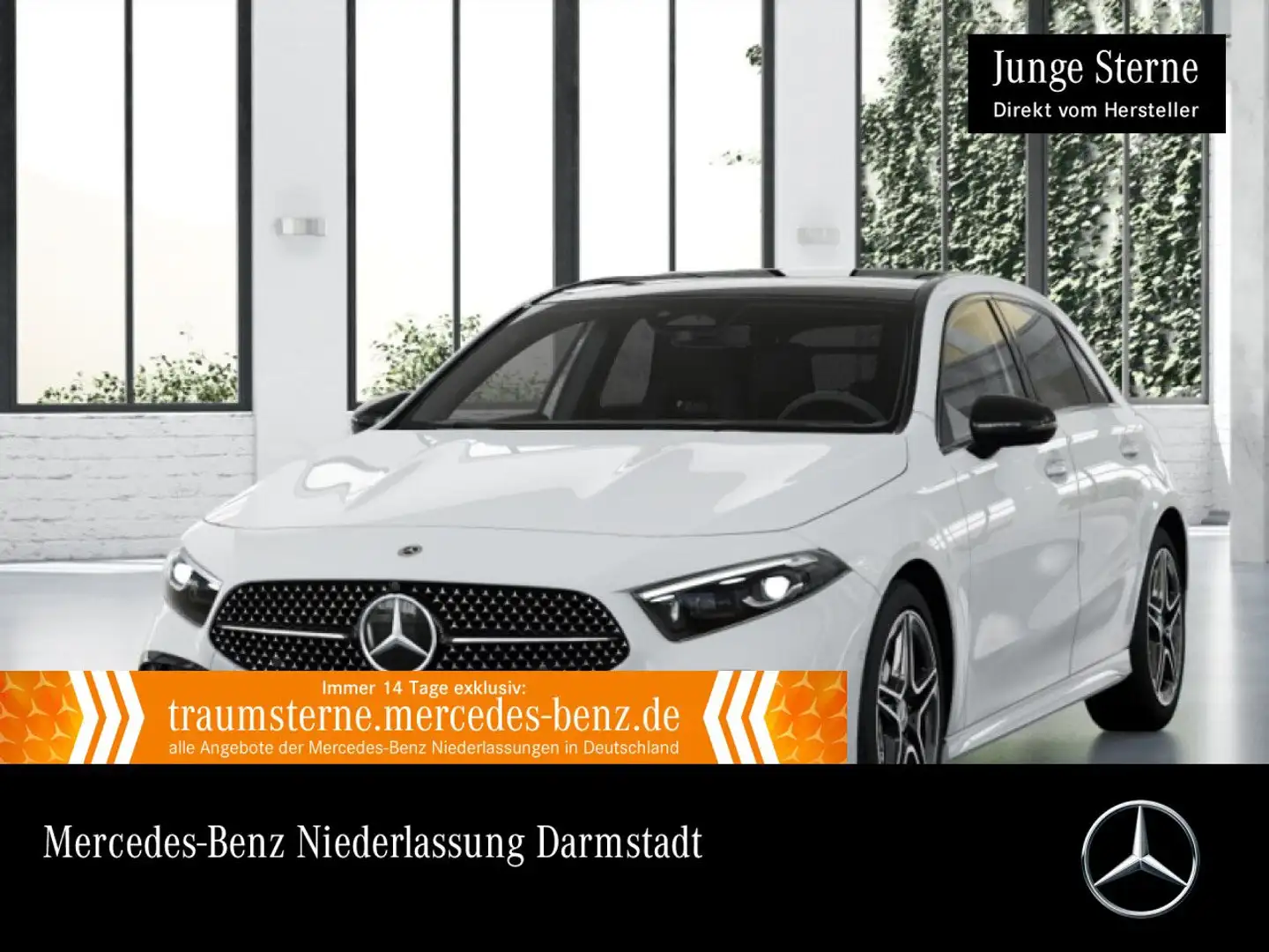 Mercedes-Benz A 200 AMG+NIGHT+PANO+360°+MULTIBEAM+HUD+TOTW+7G Weiß - 1