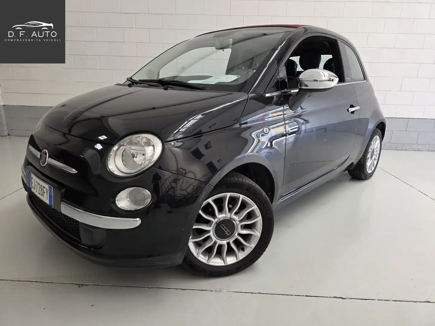 Fiat 500C C 1.2 Lounge Nero - 1