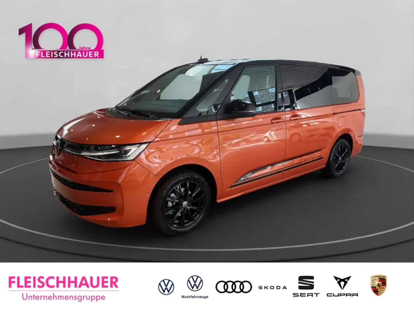 Volkswagen T7 Multivan lang 2.0 TDI DSG 7 Sitzer Travel Assist LED Apple Schwarz - 1
