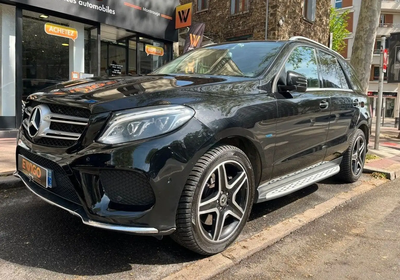 Mercedes-Benz GLE 500 Classe 3.0 500 e 449h 335 phev hybrid sport line 4matic 7g-tronic carplay tout cuir-électrique 4x4 Schwarz - 1