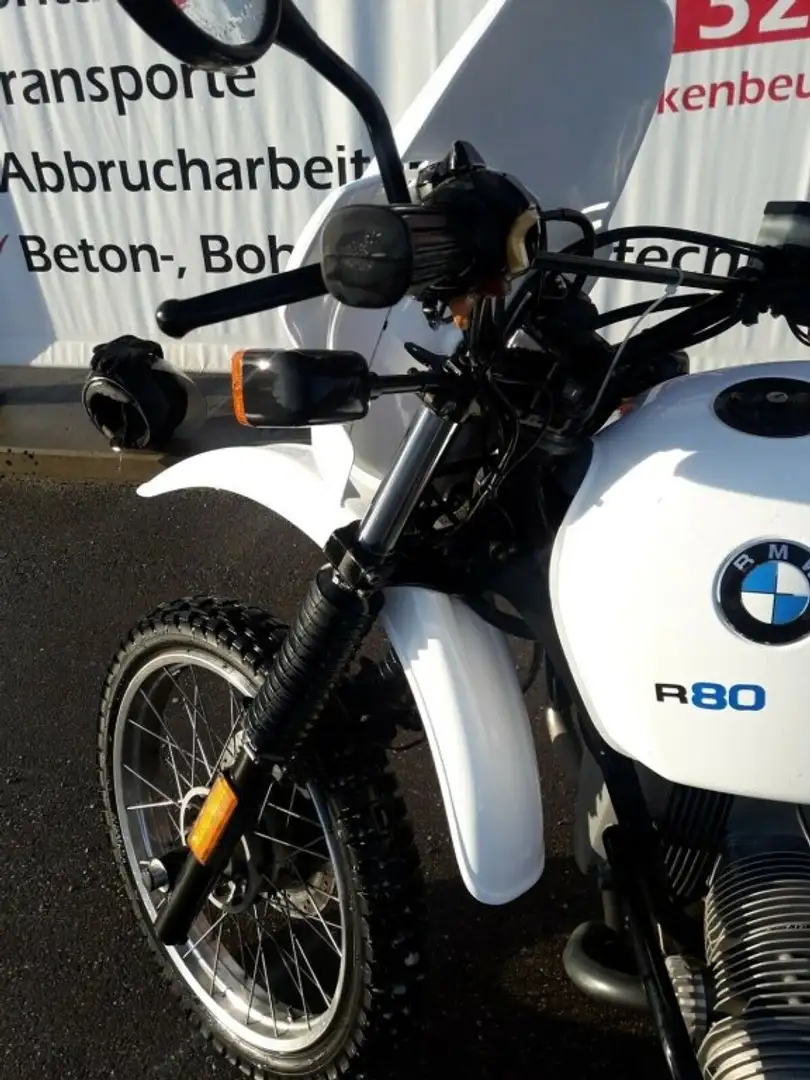 BMW R 80 GS Biały - 2