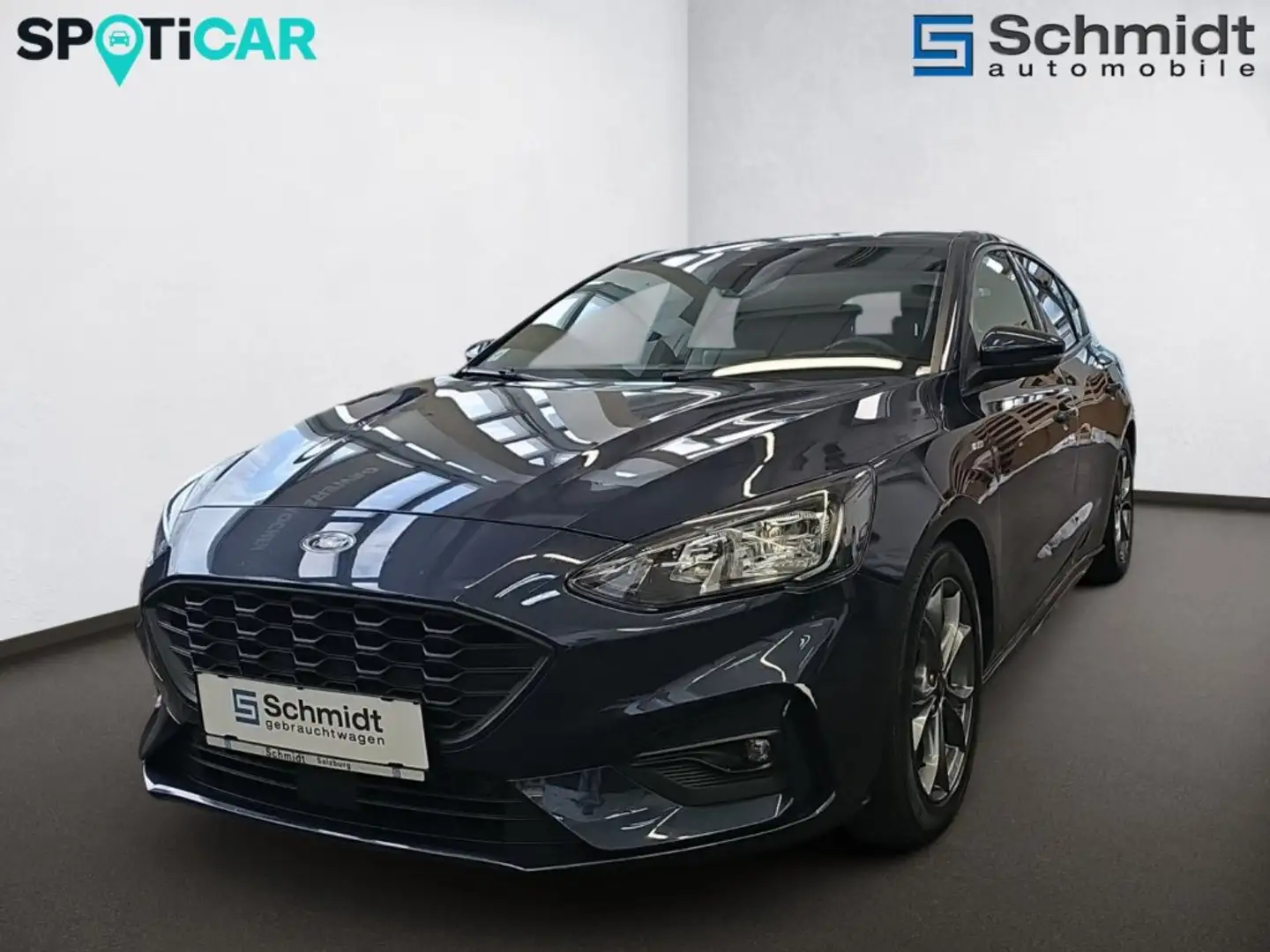 Ford Focus 1,0 EcoBoost Hybrid ST-Line X Blau - 1