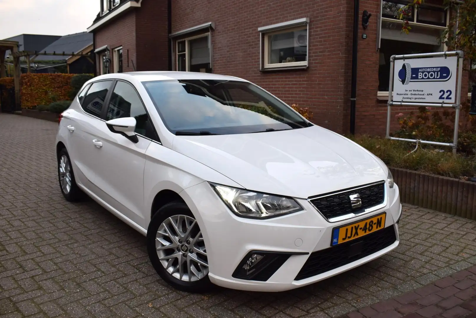 SEAT Ibiza 1.0 TSI Style AIRCO-ECC/NAVI/APPLE CARPLAY/BLUETOO Wit - 2