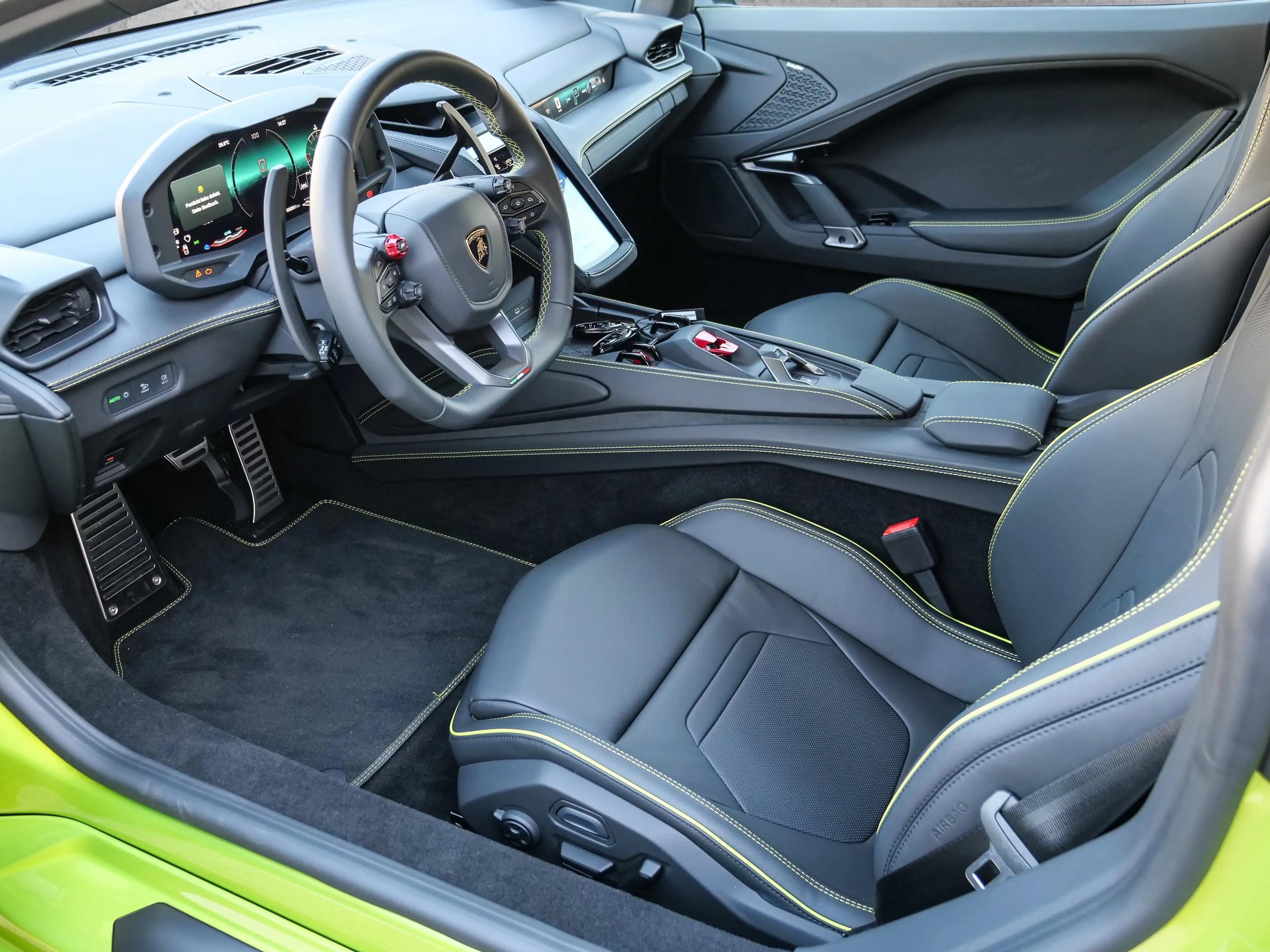 Lamborghini Temerario Verde Citrea, Full High Assistant Pack — photo 11