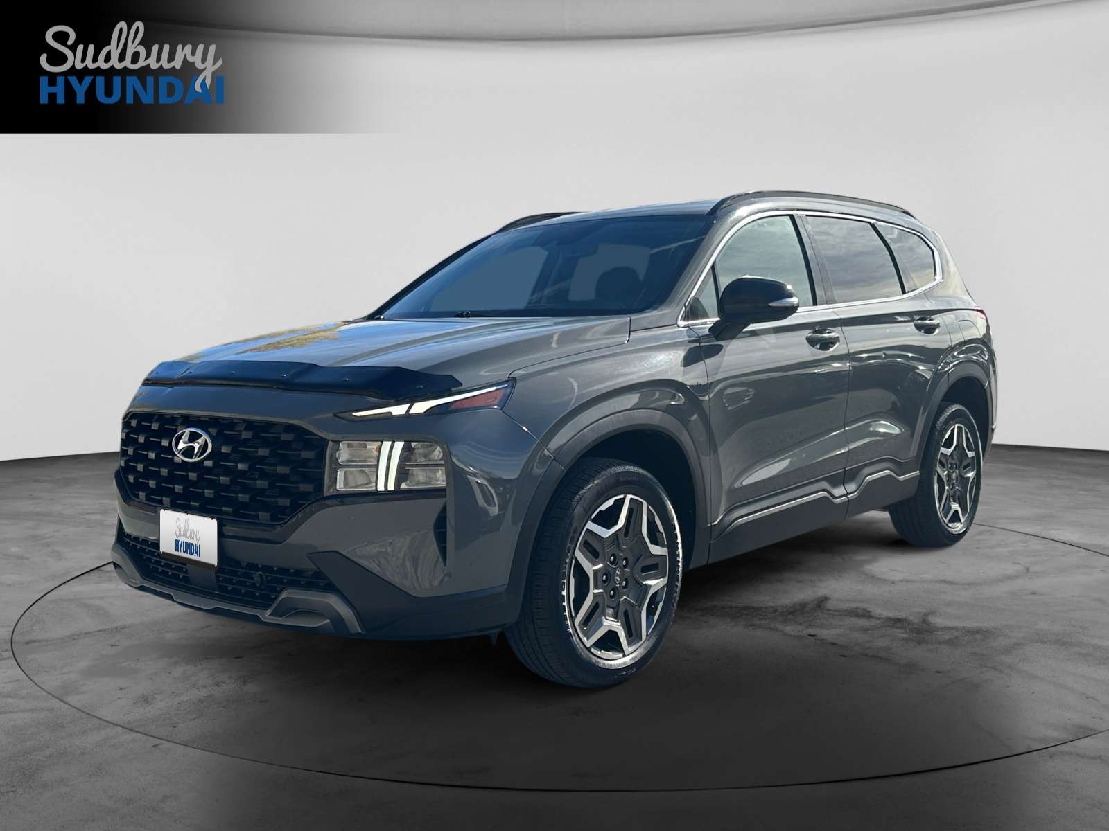 Gray 2022 Hyundai Santa Fe SUV / Crossover  Automatic