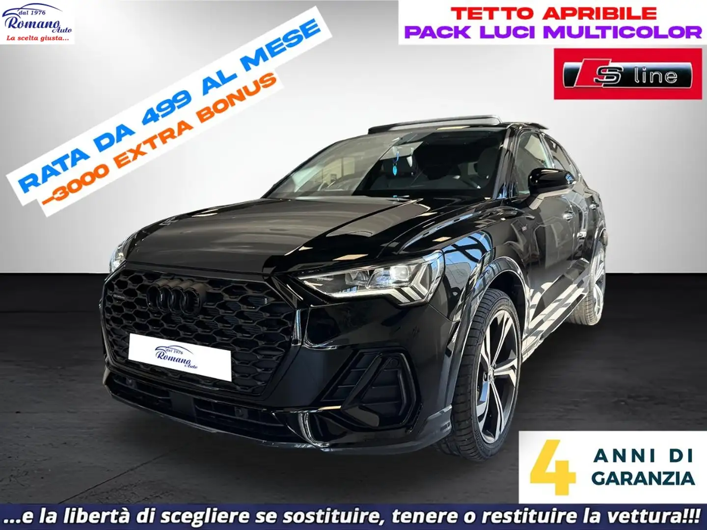 Audi SPB 40 TDI S tronic S line Black Identity#TETTO AP Nero - 1