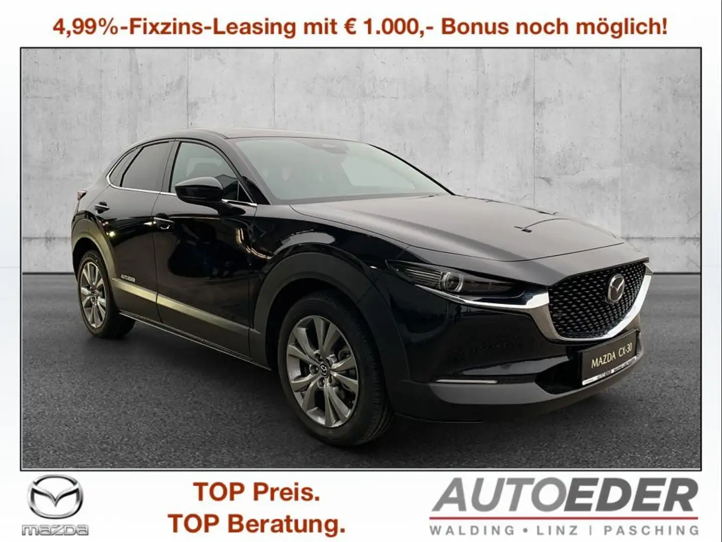 Mazda CX-30 e-Skyactive G140 Centre-Line Schwarz - 1