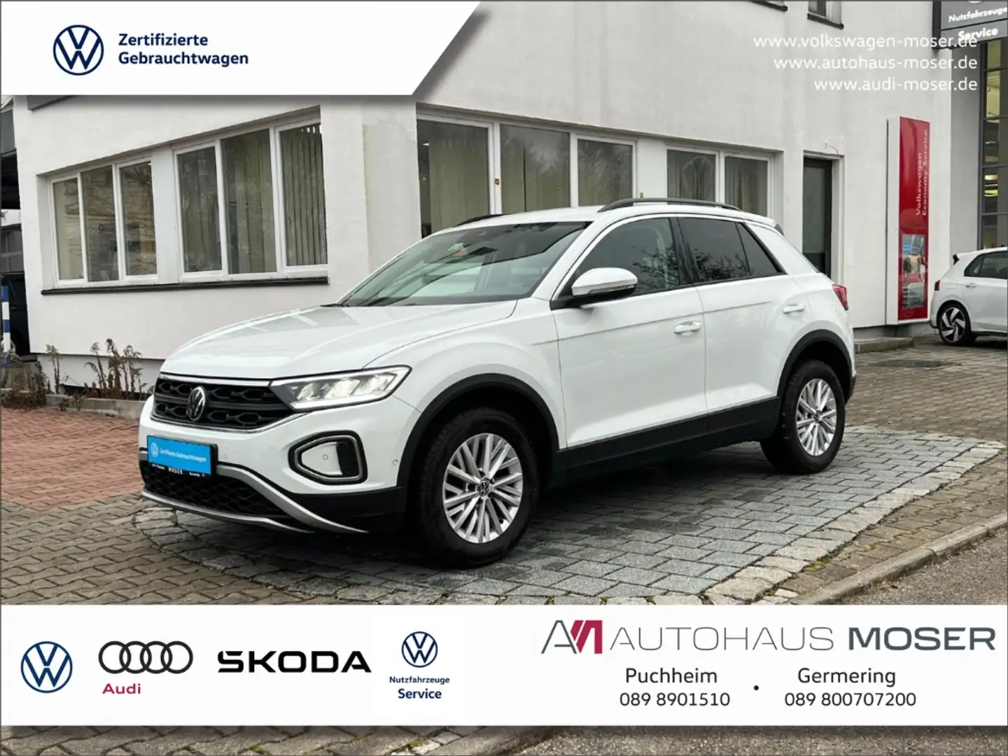 Volkswagen T-Roc 1.0TSI Life - NAVI*KAMERA*SHZG*APP*1HD!!! Weiß - 1