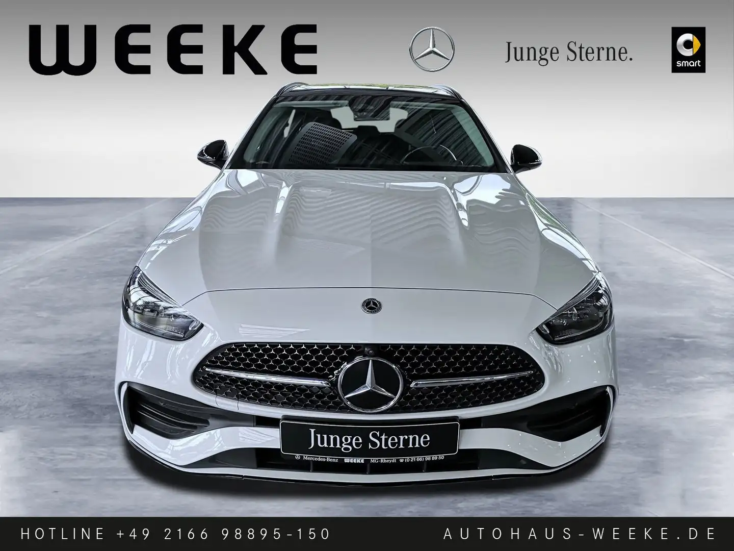 Mercedes-Benz C 300 T de EDITION AMG+PANO-SD+AHK+DL+360+NIGHT+ Blanc - 2